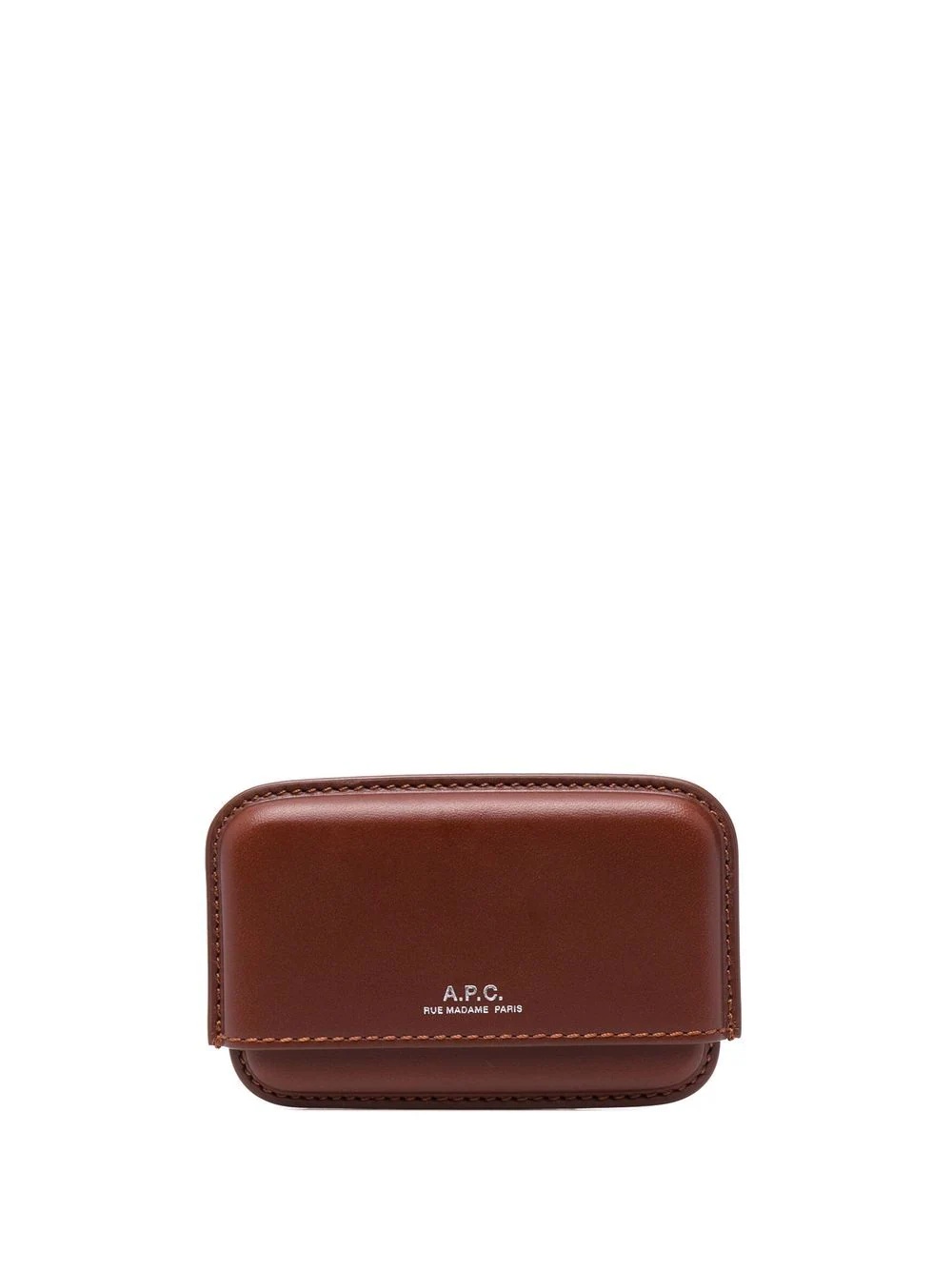 embossed logo stamp cardholder - 1