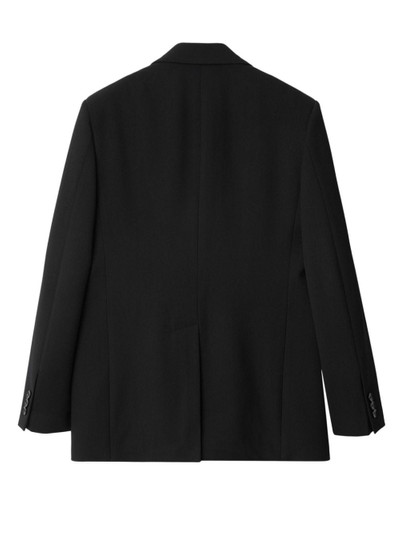 Burberry single-breasted wrap-design blazer outlook