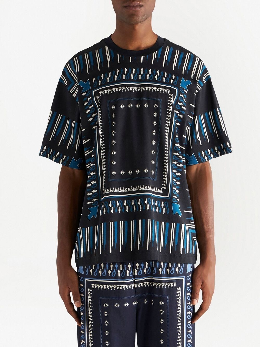 abstract-print cotton T-Shirt - 3