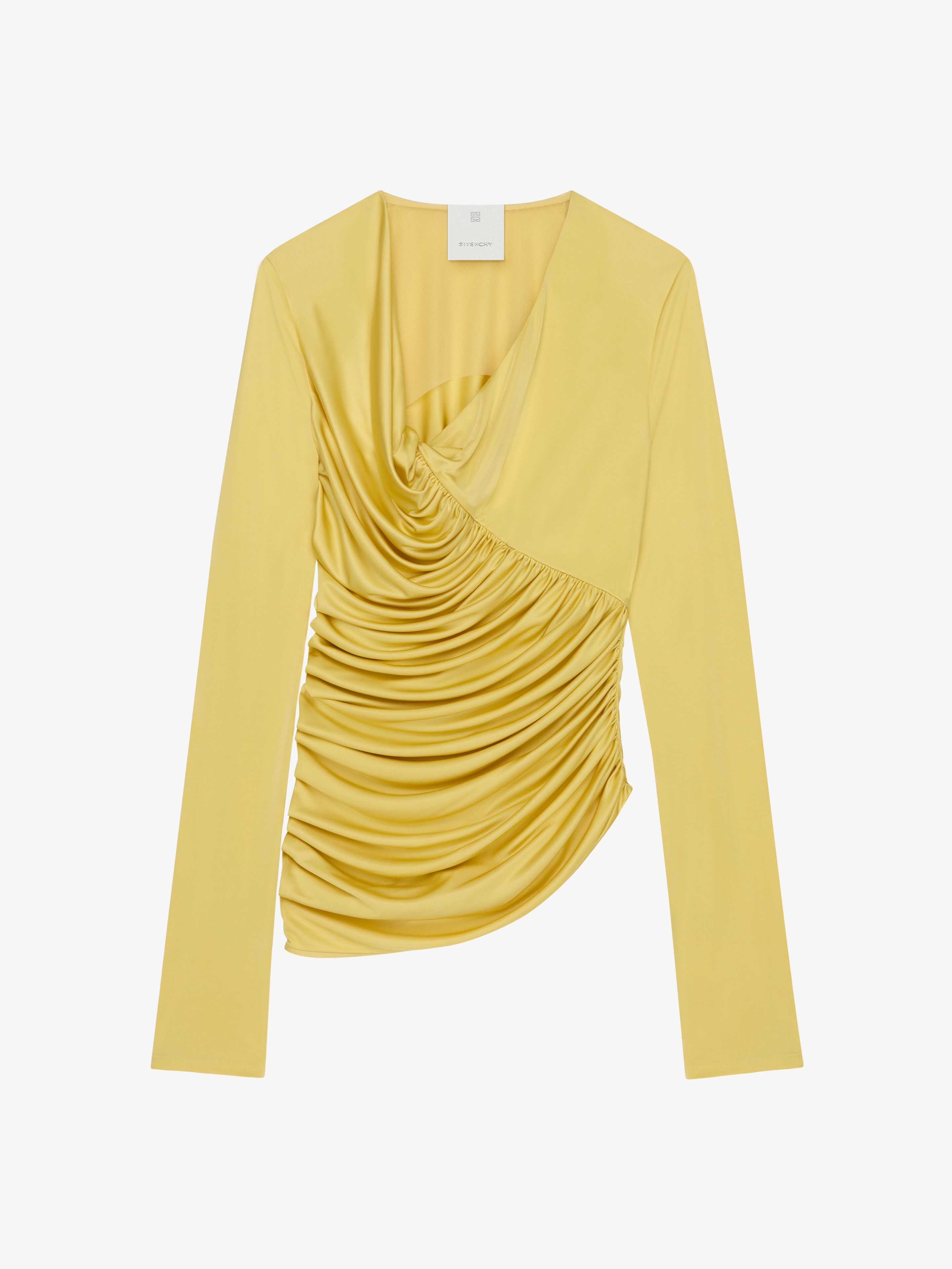 DRAPED TOP IN JERSEY - 1