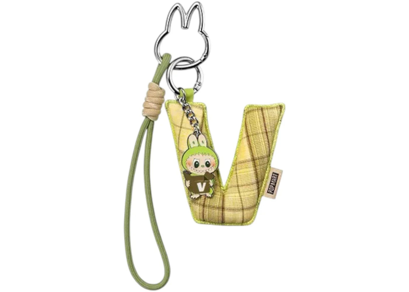 Pop Mart Labubu The Monsters Pin for Love Series "V" Letter Pendant - 1