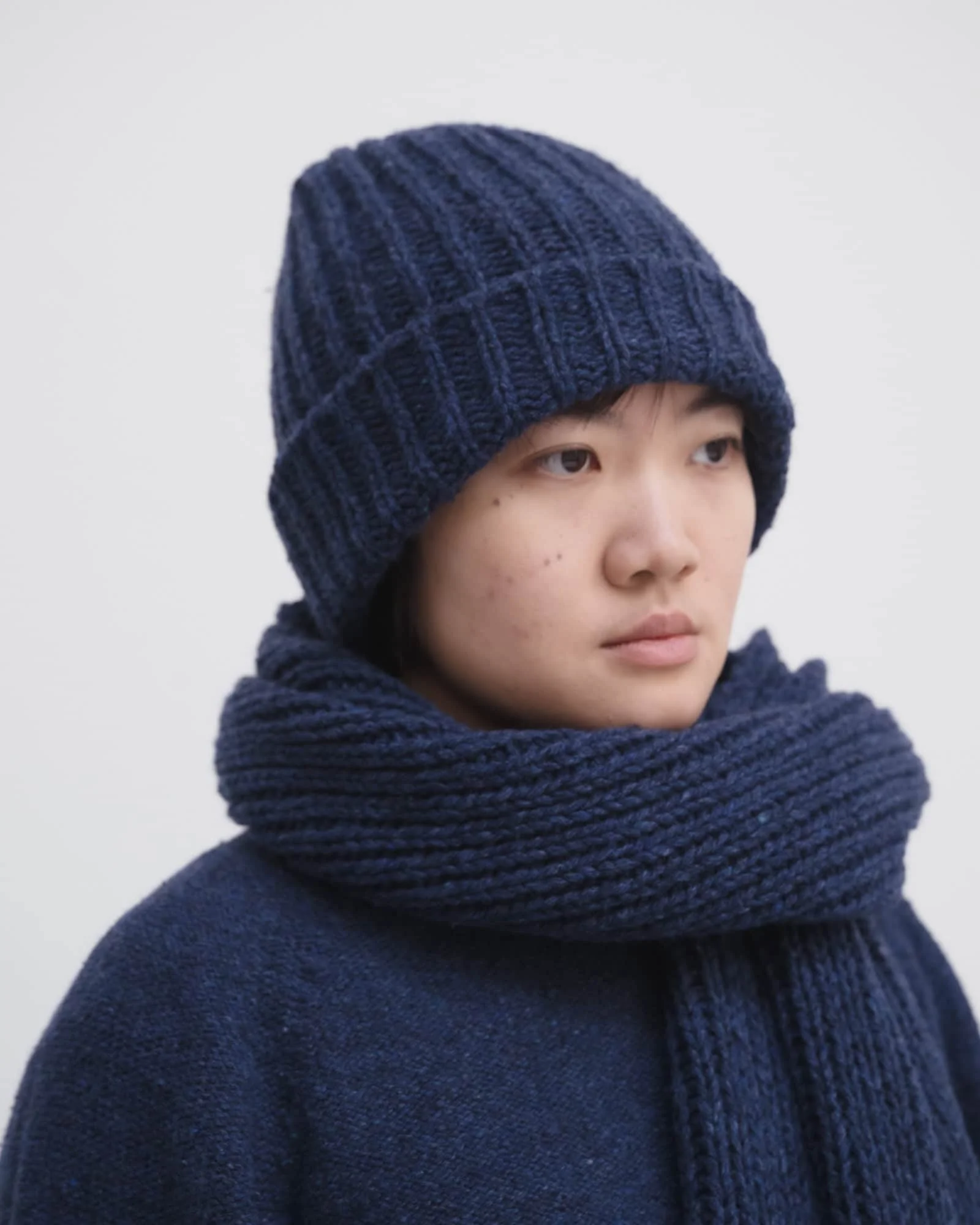 Mea Beanie - Recycled Wool Rib - 1