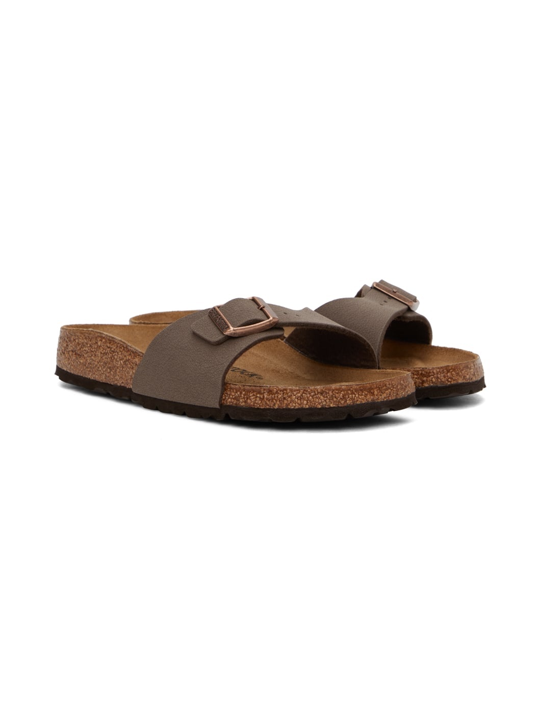 Brown Narrow Madrid Sandals - 4