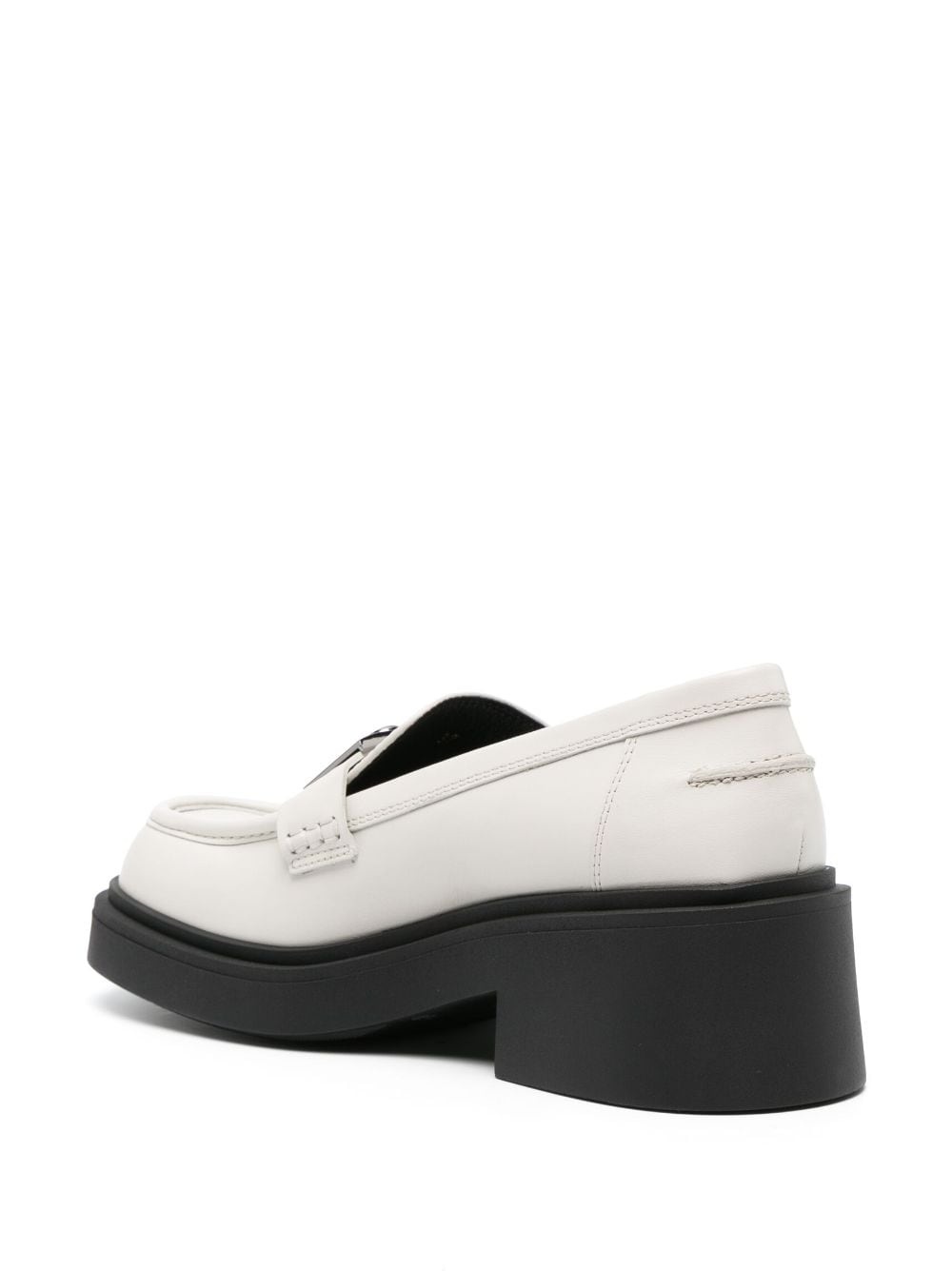 58mm logo-plaque leather loafers - 3