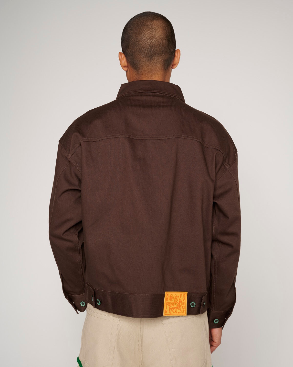 Industrial Work Jacket - Brown - 5