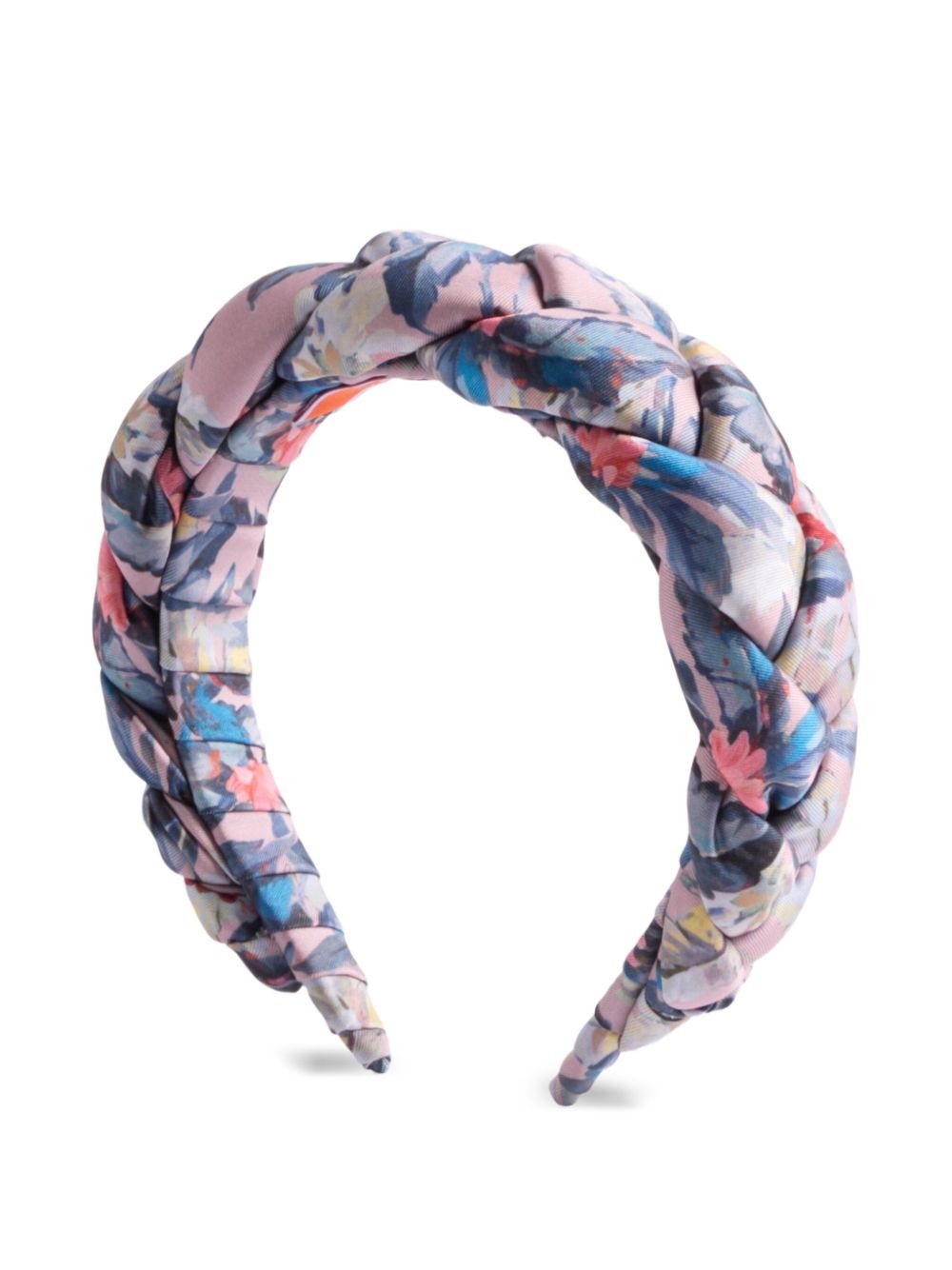 braided floral hairband - 2