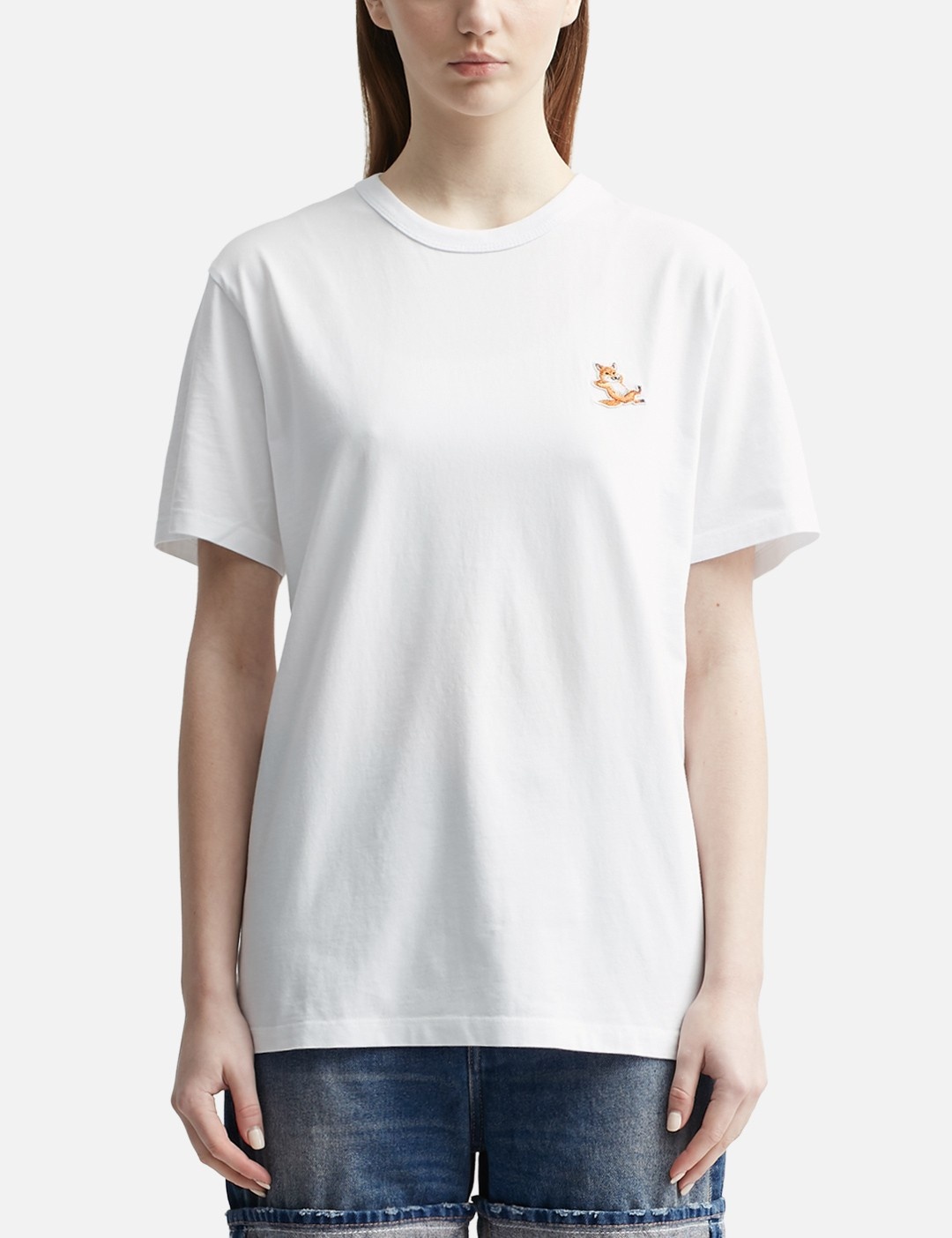 fox-motif T-shirt - 1