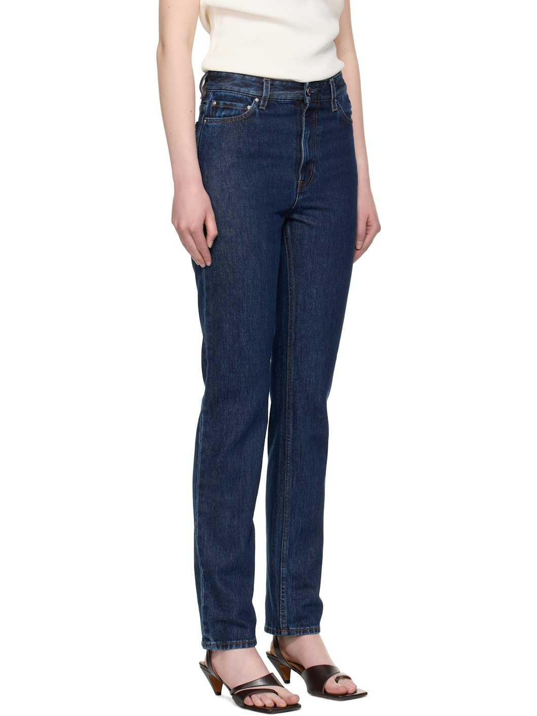 Indigo High Slim Jeans - 2