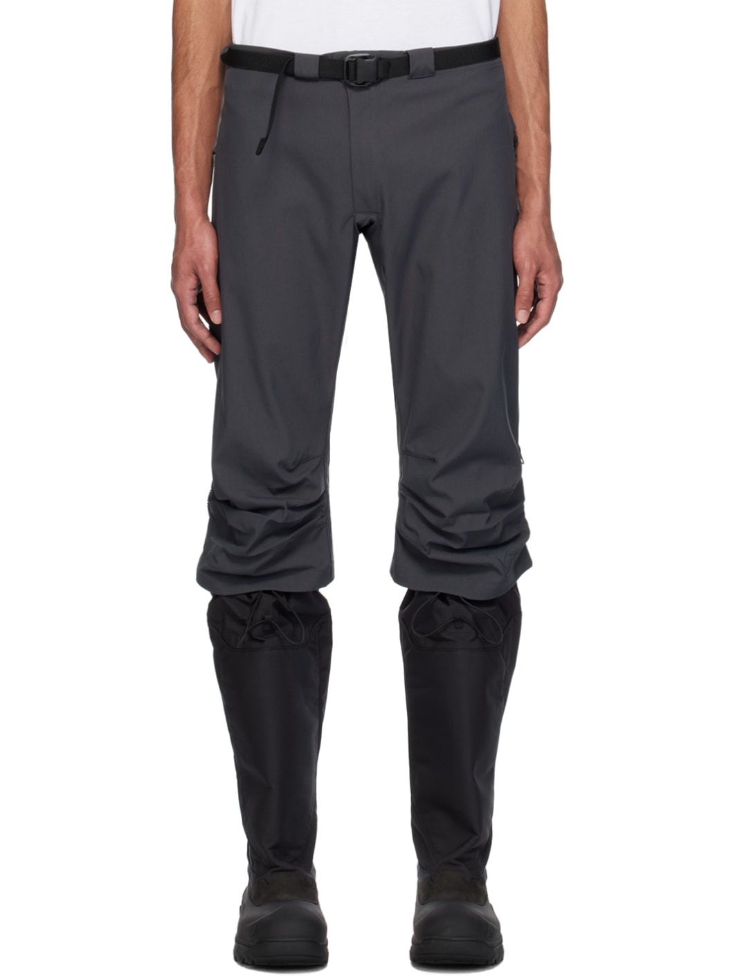 Gray Arc Shorts - 1