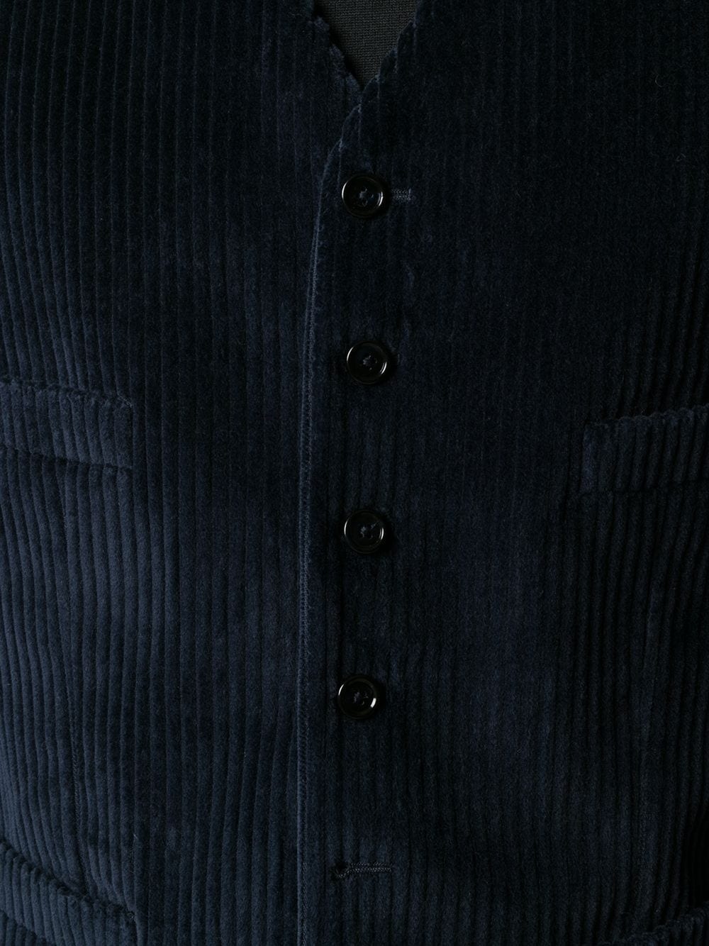 buttoned corduroy waistcoat - 5