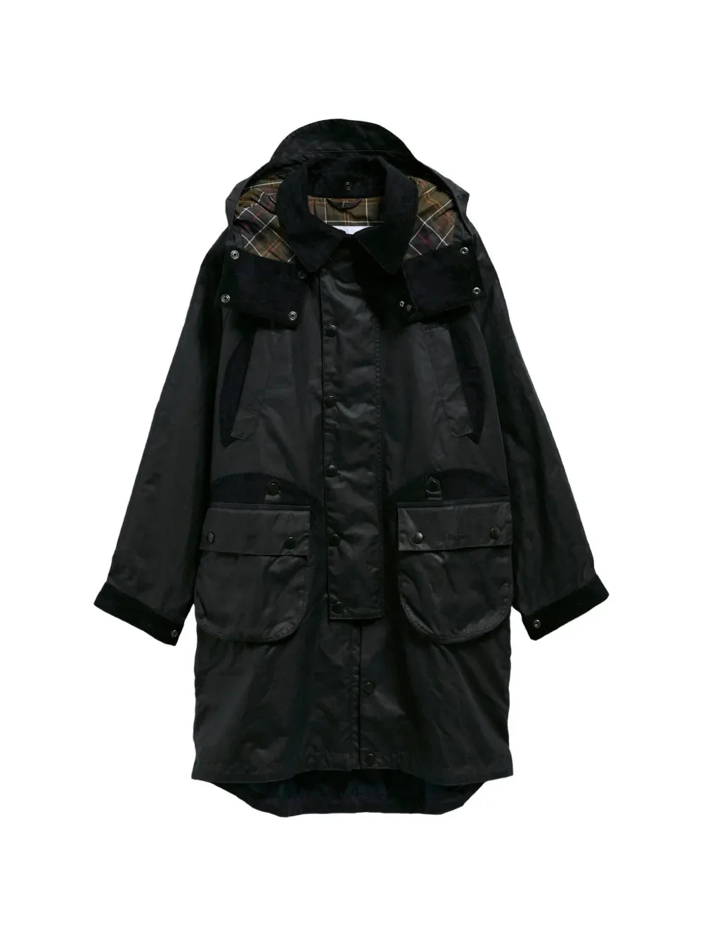X NORBIT WAXED-COTTON HOODED JACKET - 1