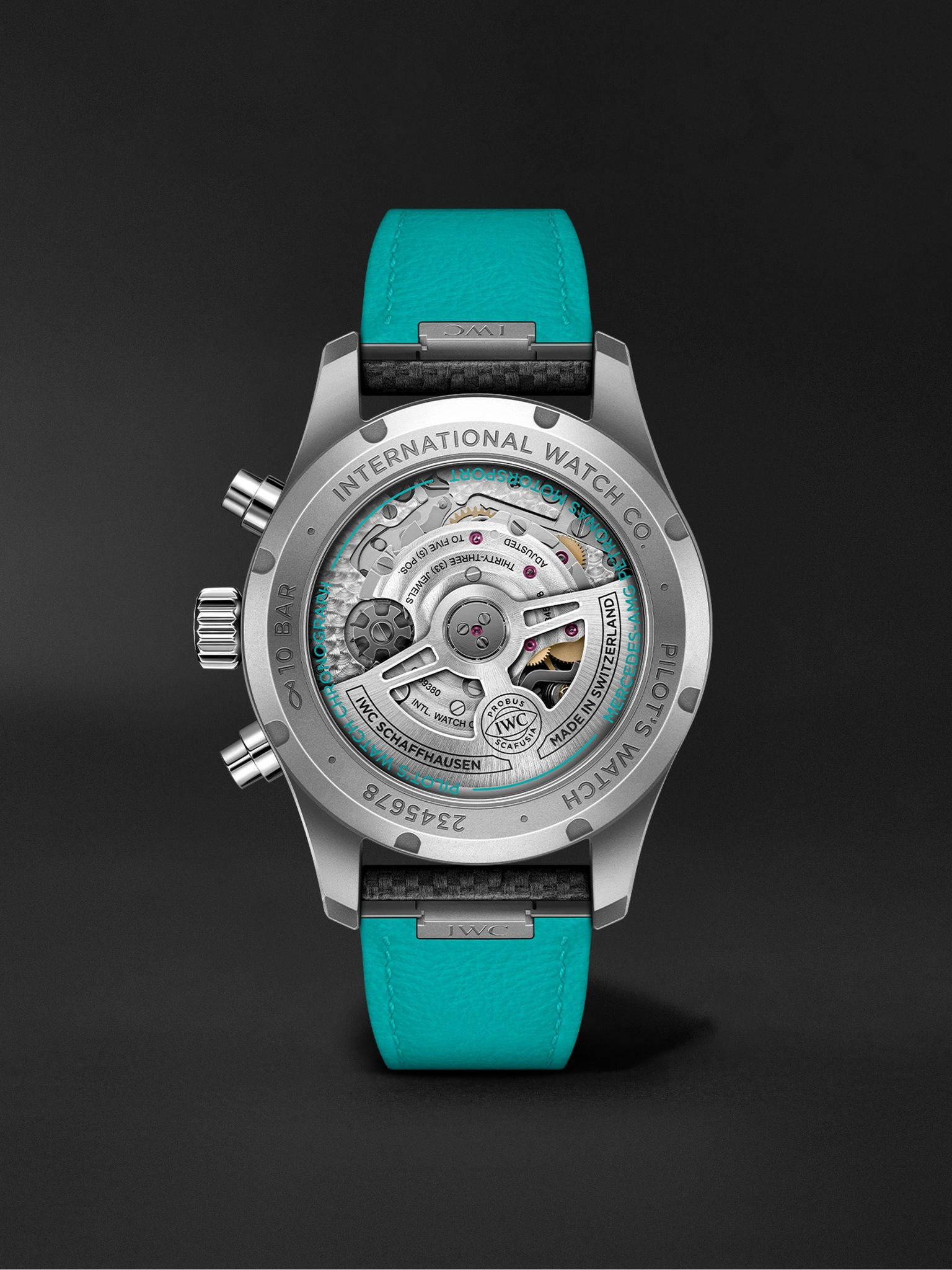 Pilot's Watch Mercedes-AMG Petronas Formula One™ Team Edition Automatic Chronograph 41mm Titanium an - 4