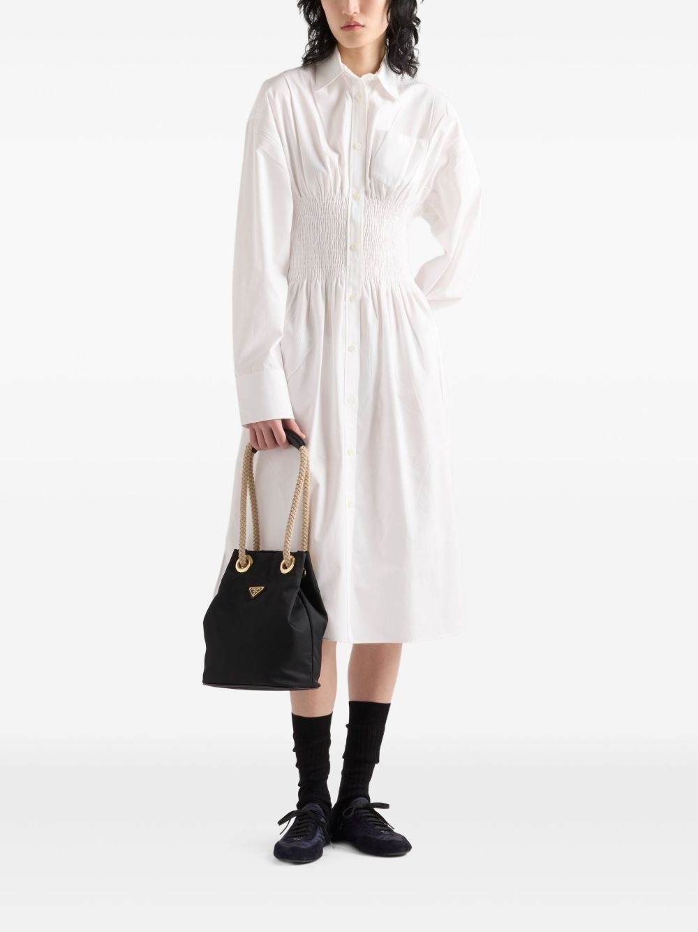 cotton-canvas dress - 2