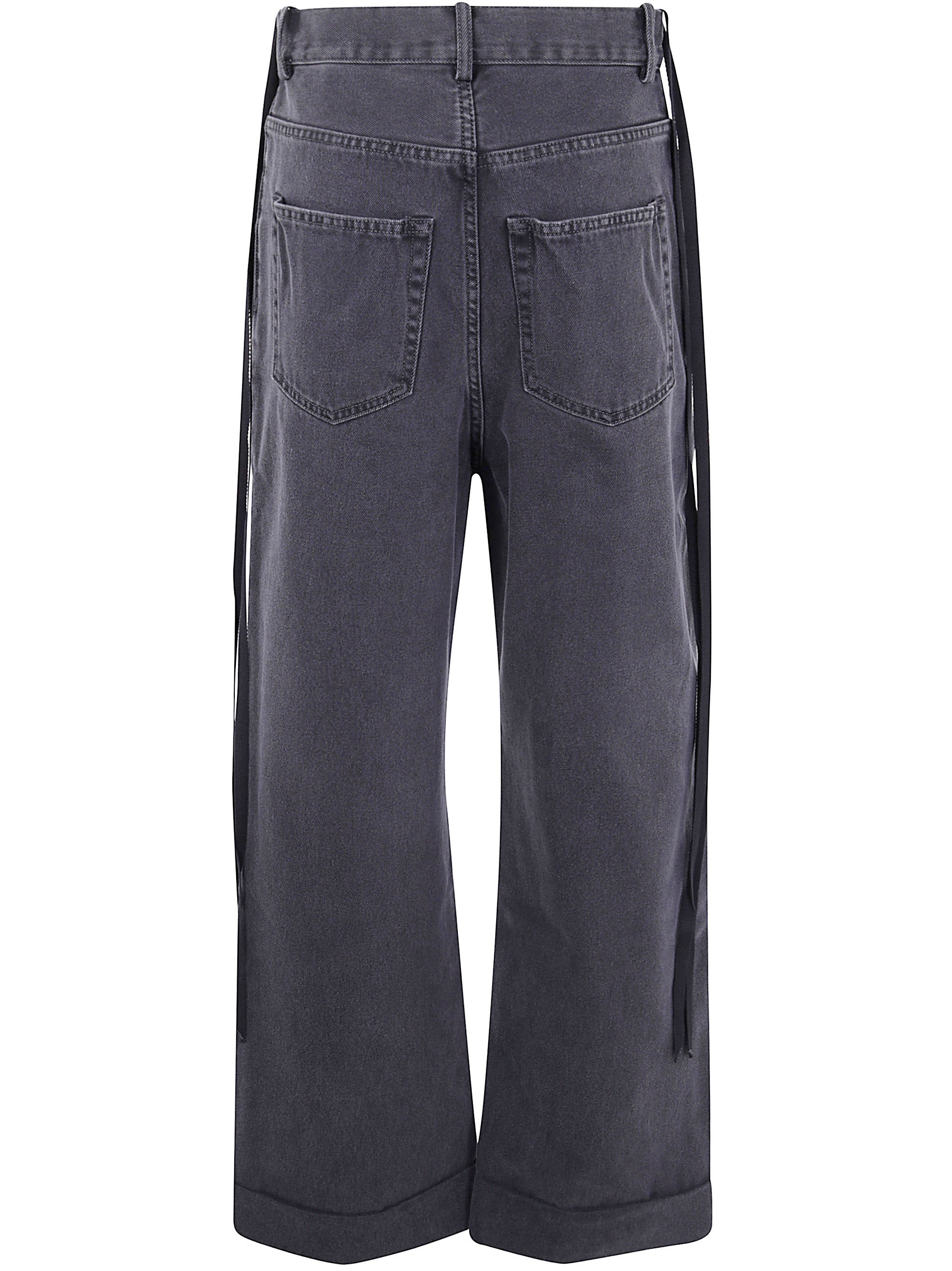 Ann Demeulemeester Women "Kristel" 5-Pockets High Comfort Trousers - 2