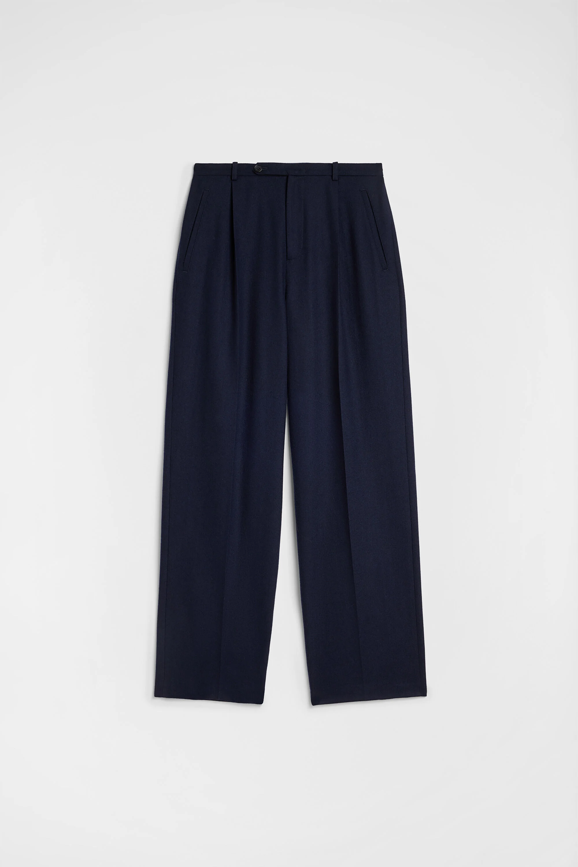 Wool Flannel Trousers - 1