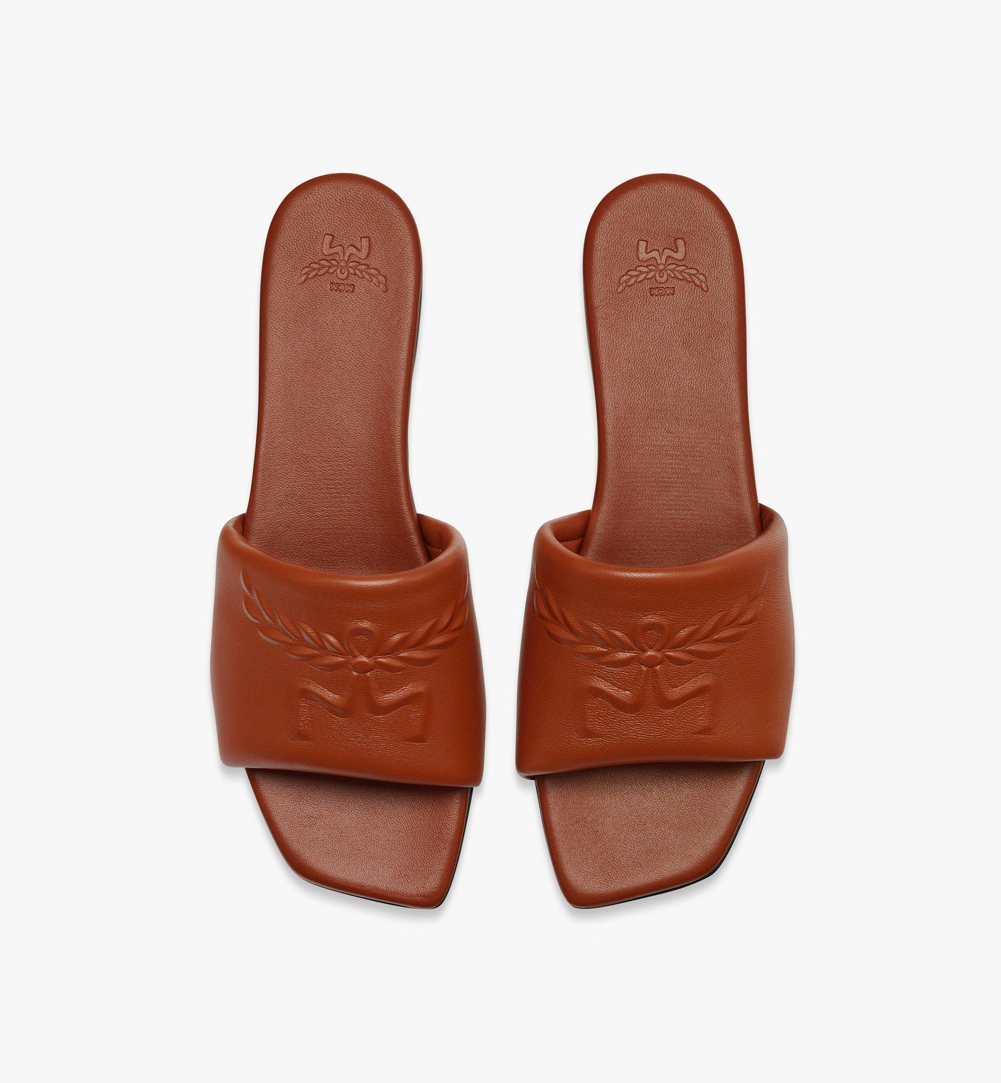 Laurel Flat Sandals in Lamb Leather - 5