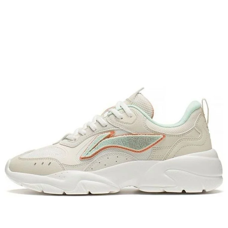 (WMNS) Li-Ning Sportswear Sneakers 'Beige Green' AGCS268-1 - 1