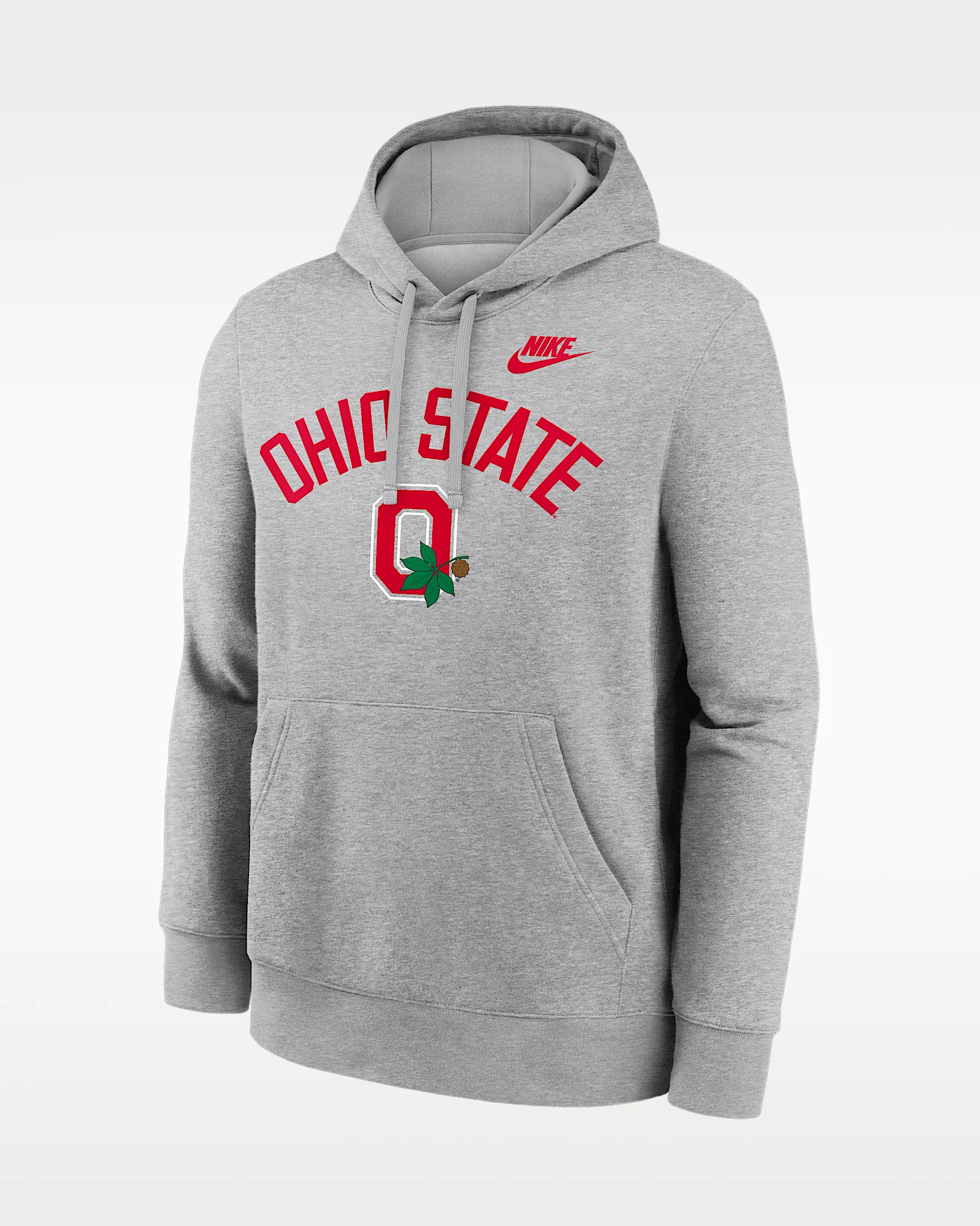 Ohio State Legacy Arch Club Men's Nike College Pullover Hoodie - 1