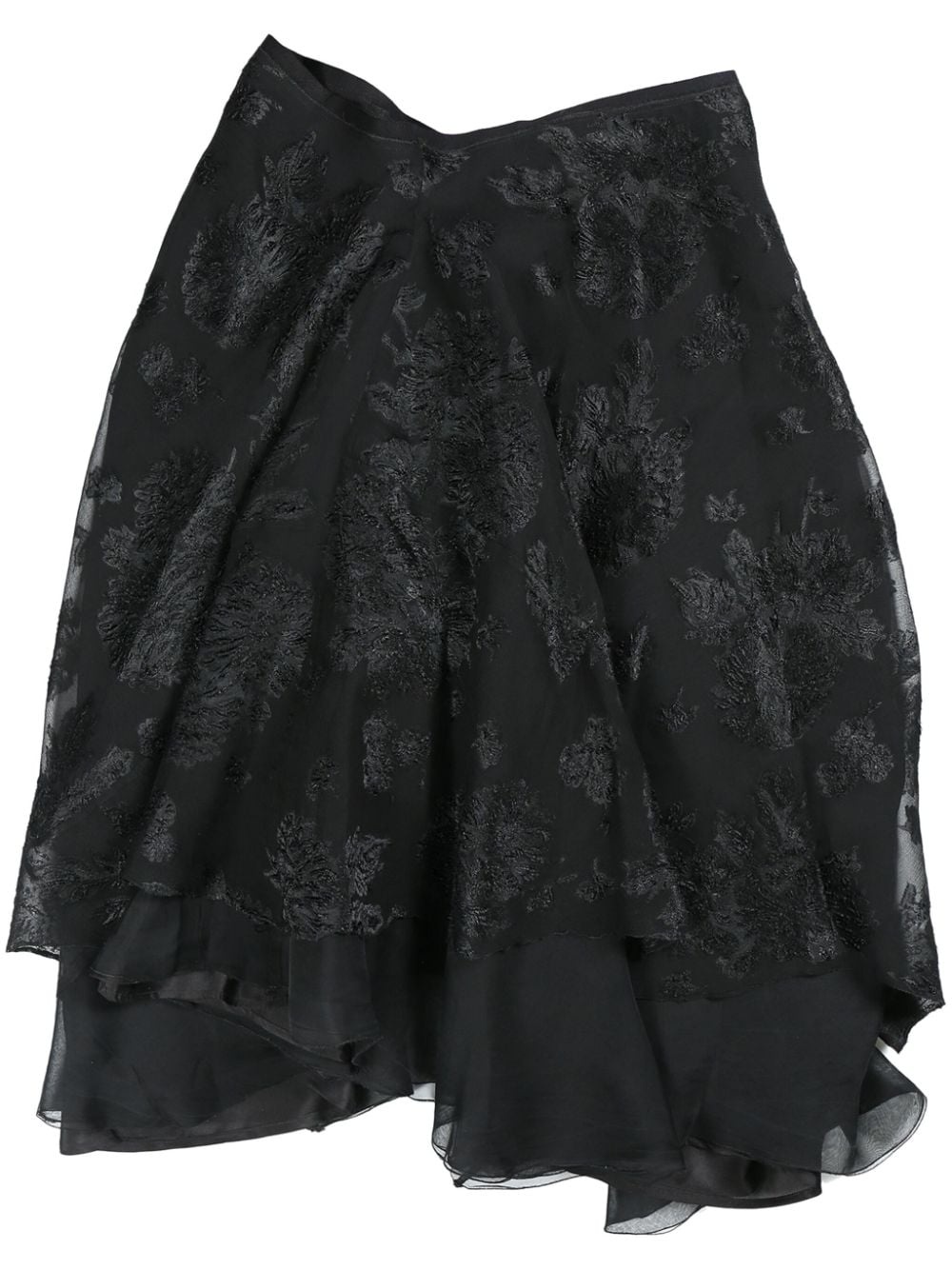 Noir asymmetric skirt - 1