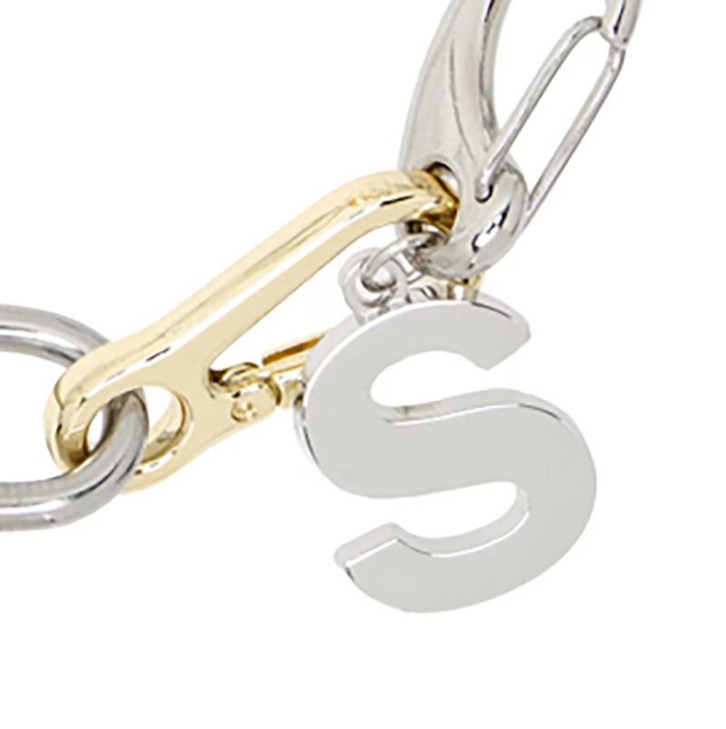 sacai CARABINER CHAIN NECKLACE - GOLD/SILVER outlook