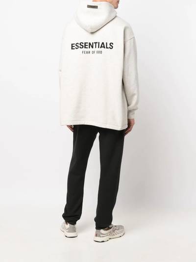 ESSENTIALS logo-print hoodie outlook