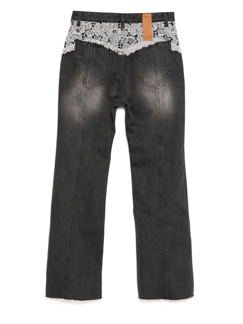 Lace detailing jeans - 2