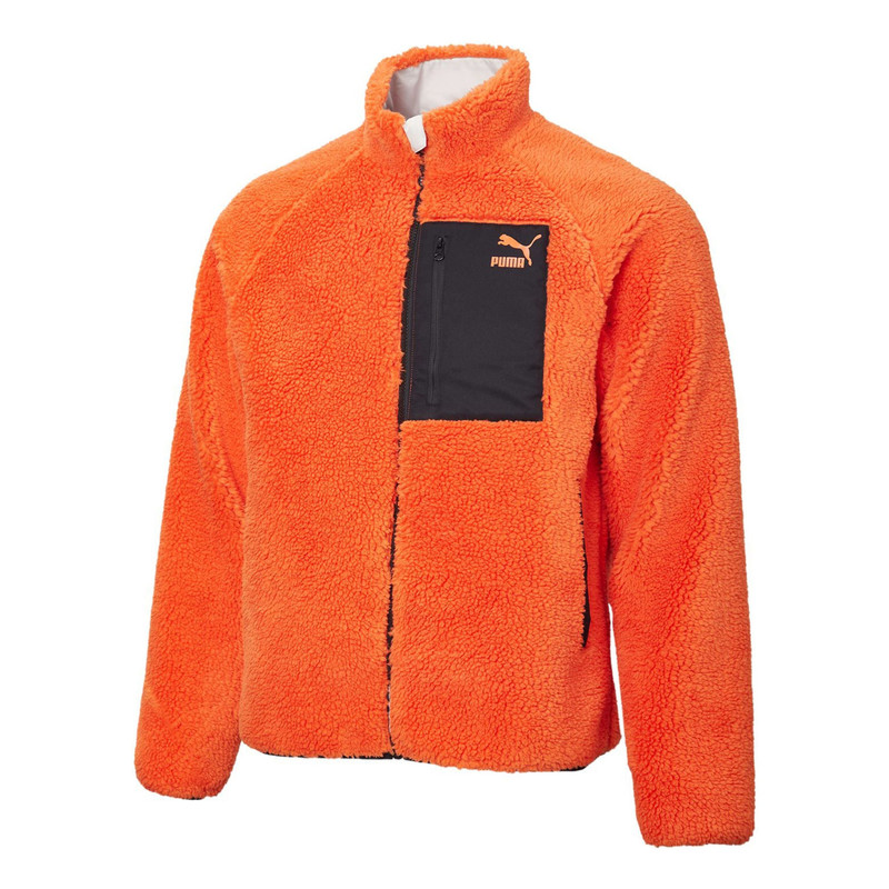 PUMA Iconic MCS Reversible Track Jacket 'Orange Black White' 530028-51 - 1