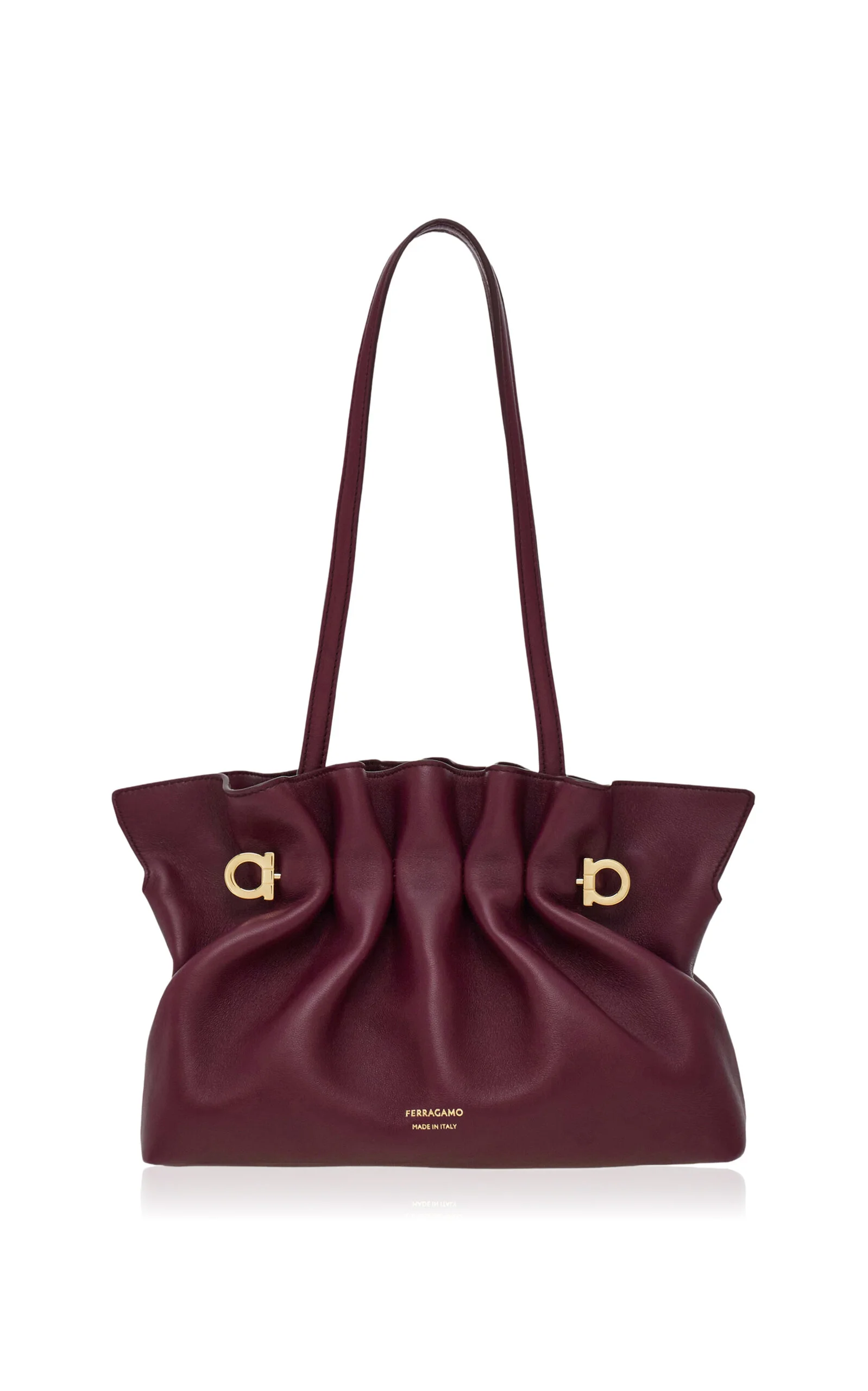 Soft Small Leather Bag purple - 1