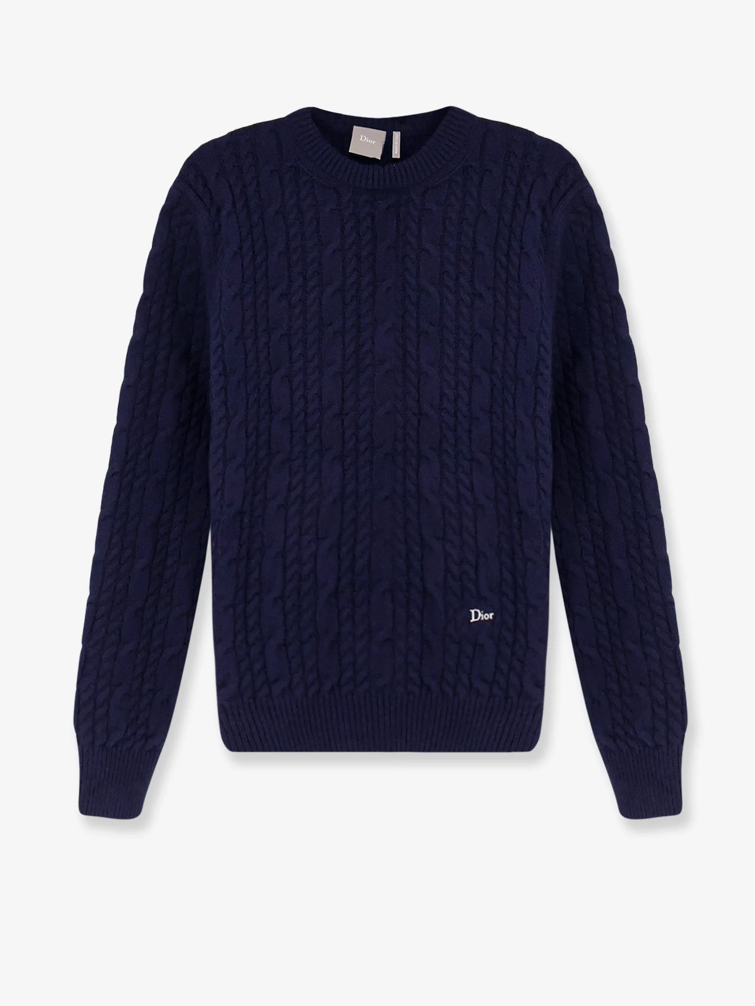 Dior Men Cable-Knit Cashmere Sweater - 1