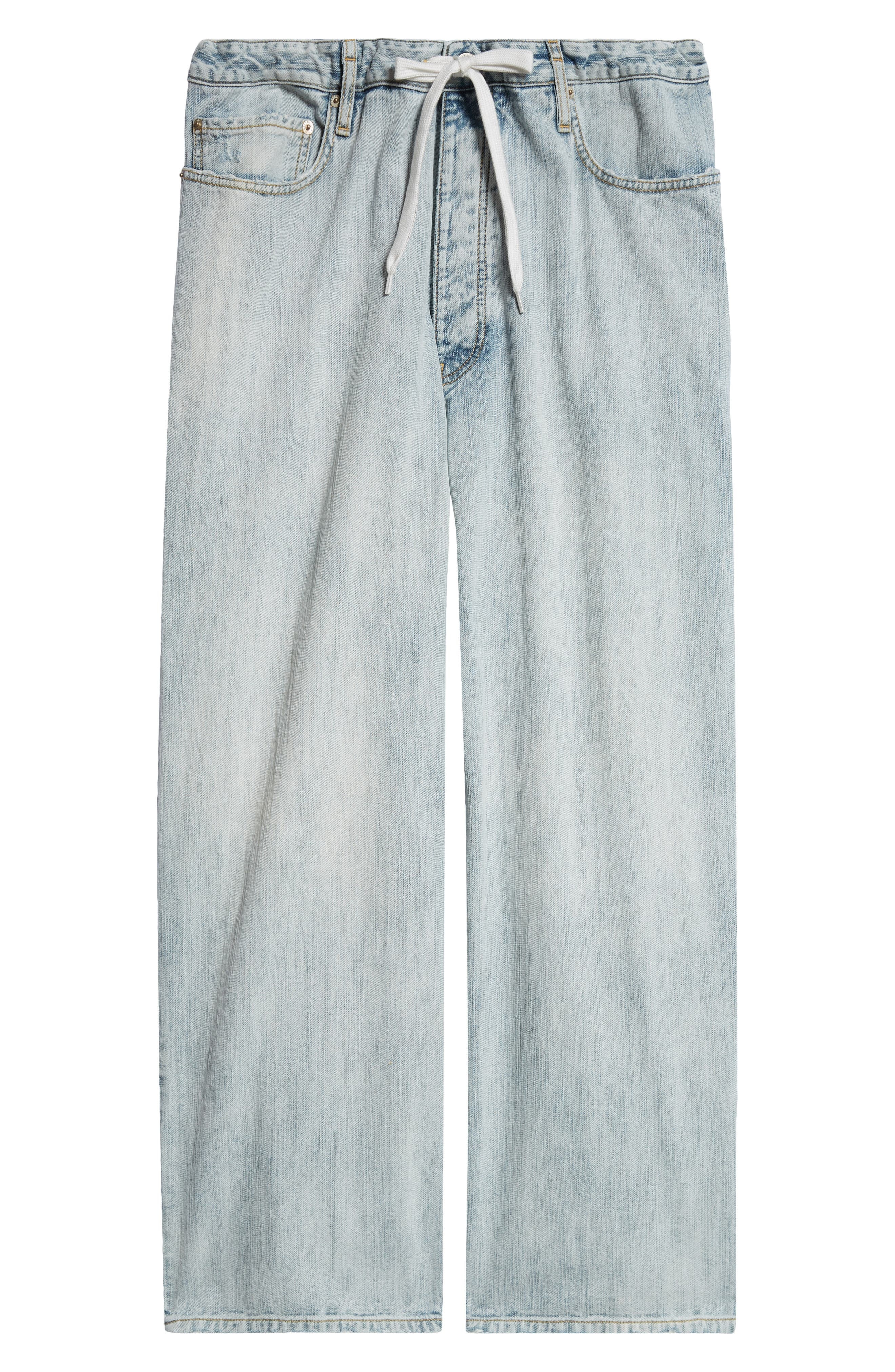 Balenciaga Baggy Denim Jeans in 9780 Bleached Ring at Nordstrom - 5