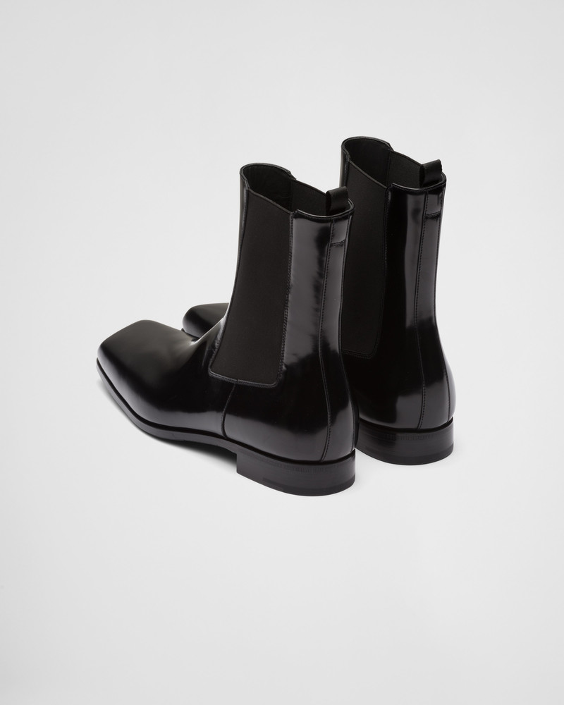 Brushed leather Chelsea boots 5