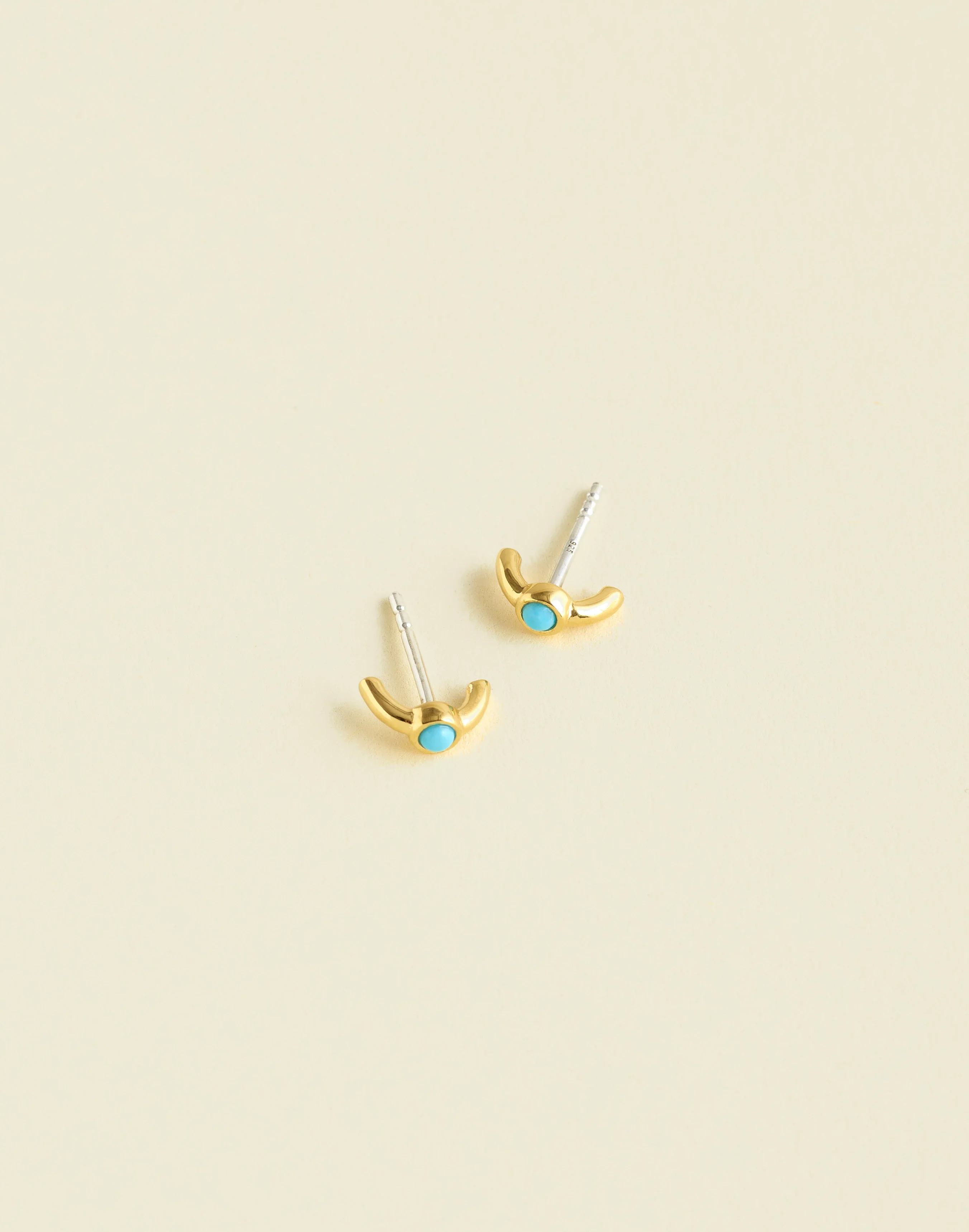Demi-Fine Illusion Stud Earrings - 1