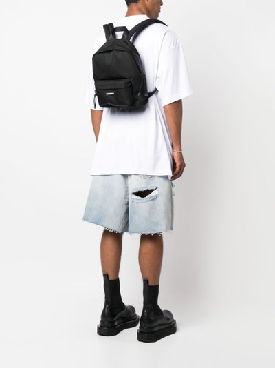 VETEMENTS logo-patch backpack outlook