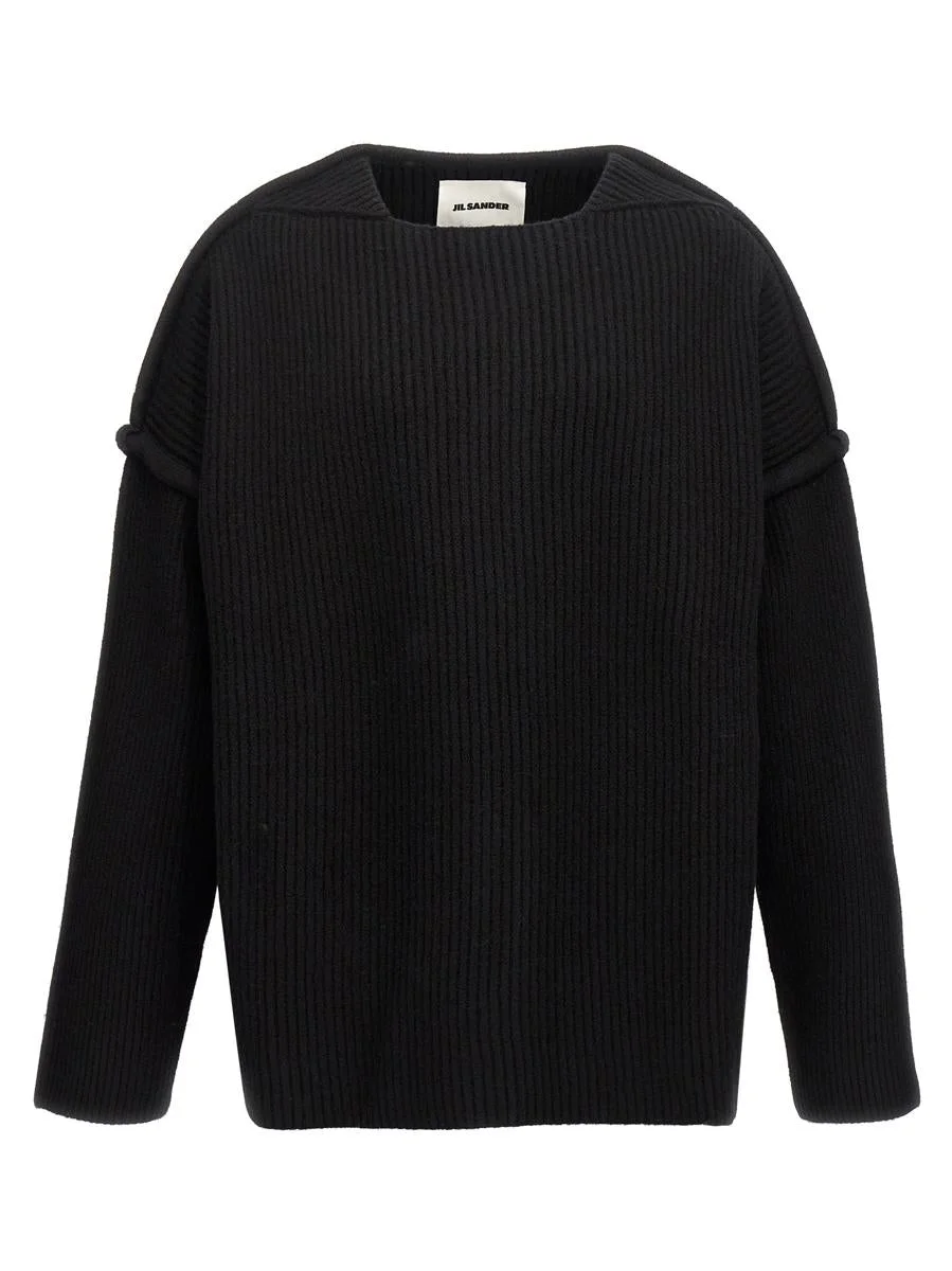 Jil Sander Geometric Neckline Sweater - 1