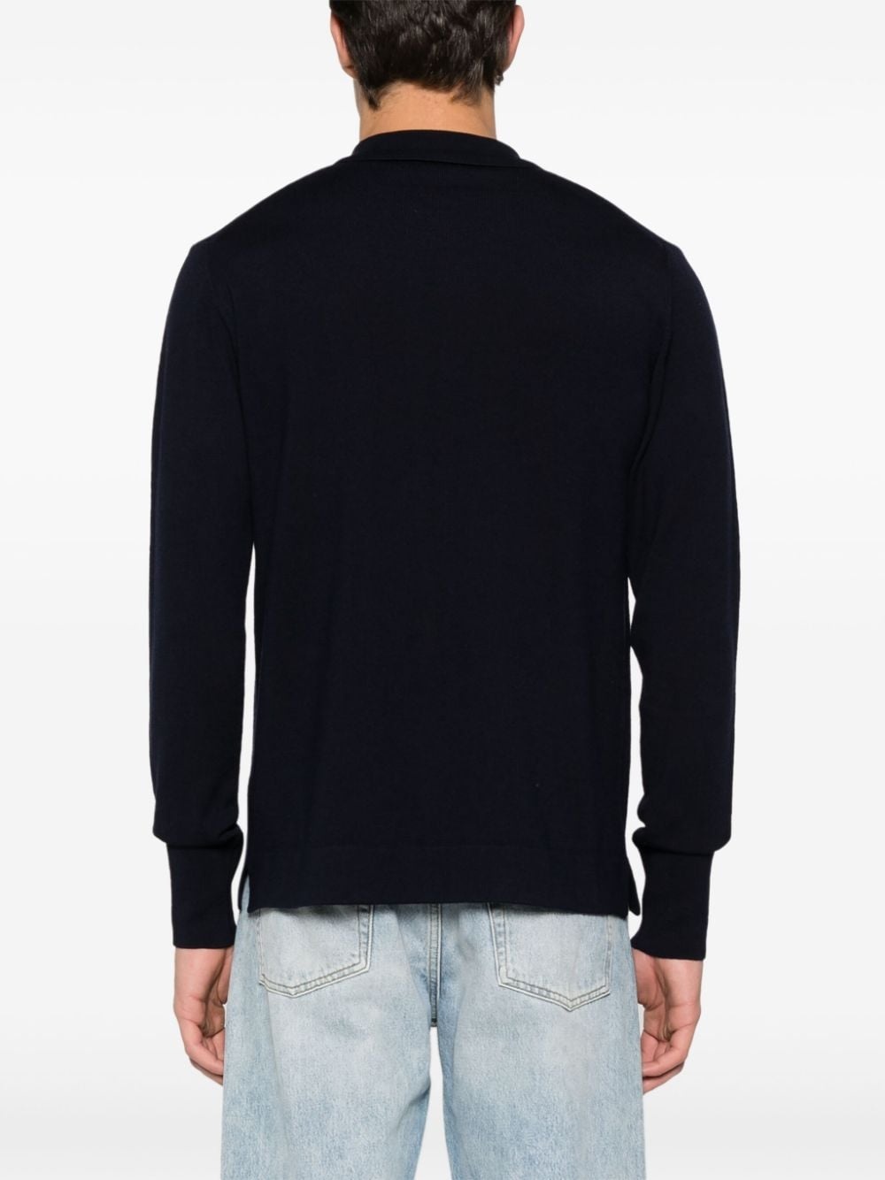 long-sleeve wool cardigan - 4