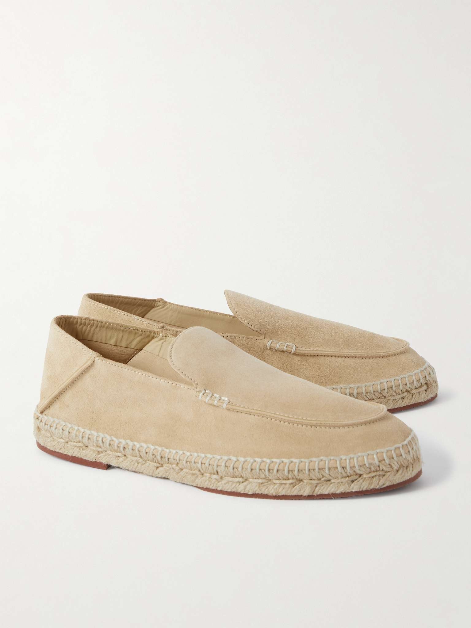Seaside Walk Collapsible-Heel Suede Espadrilles - 4