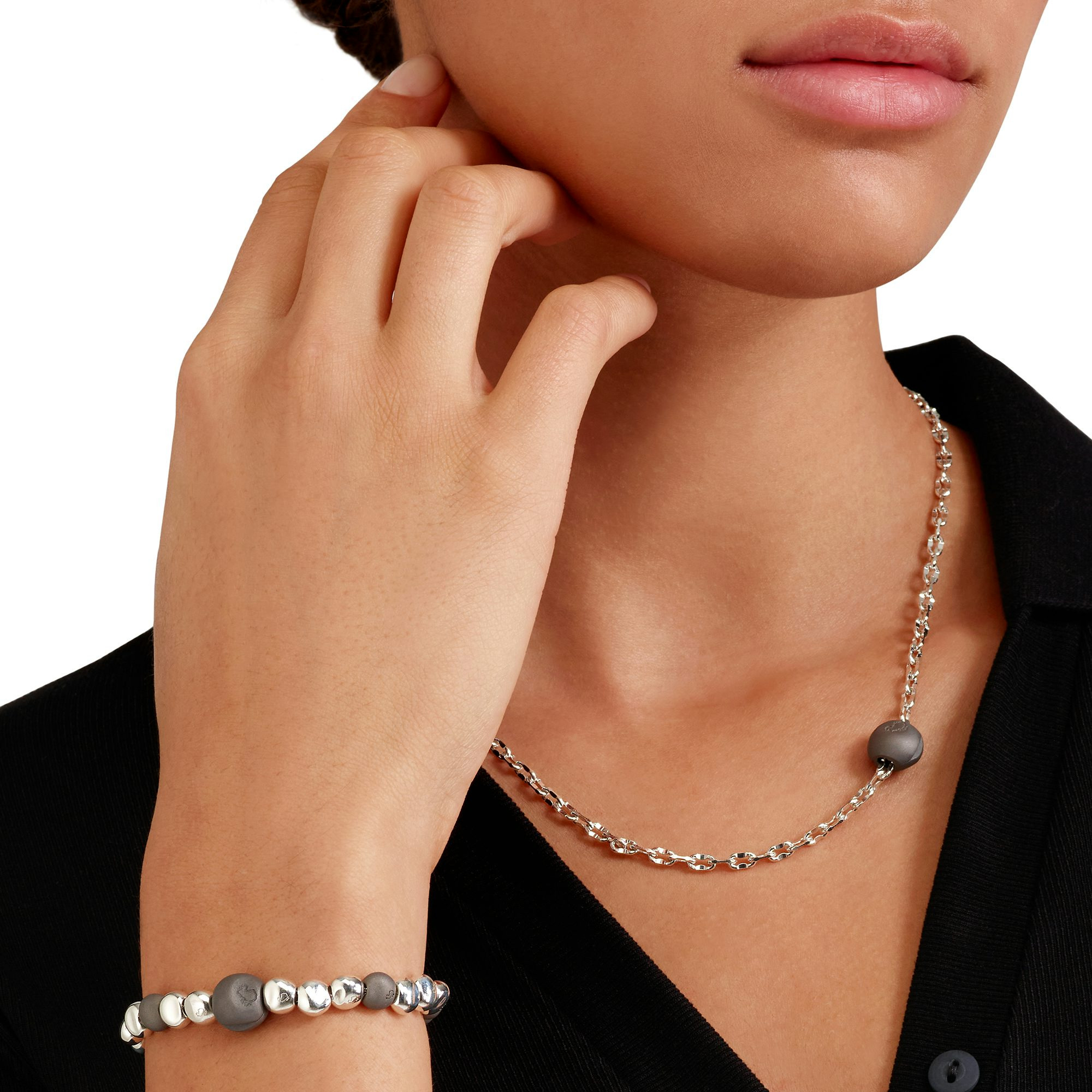 PEPITA BRACELET SILVER & TITANIUM - 4