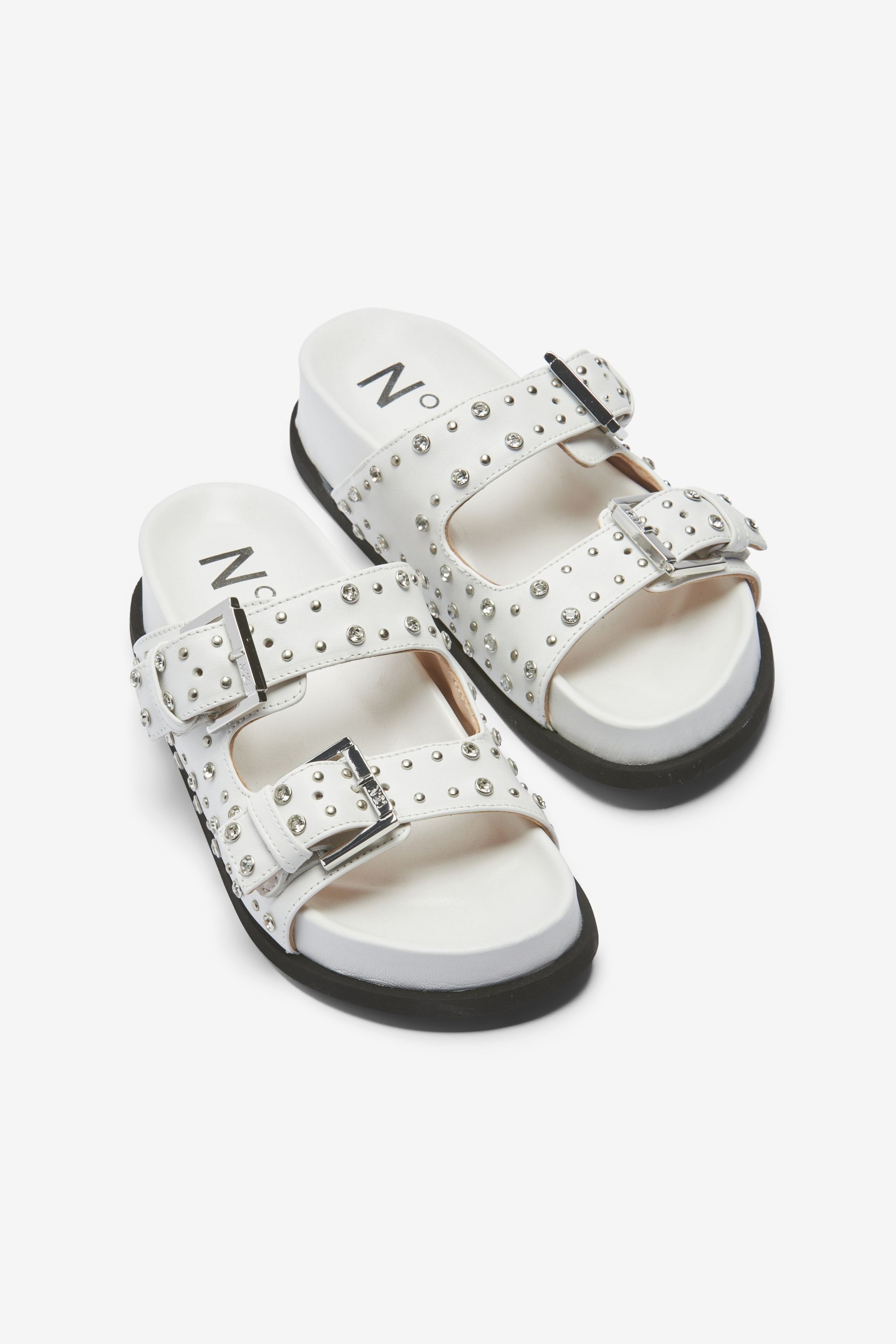 CRYSTAL-EMBELLISHED SANDALS - 4