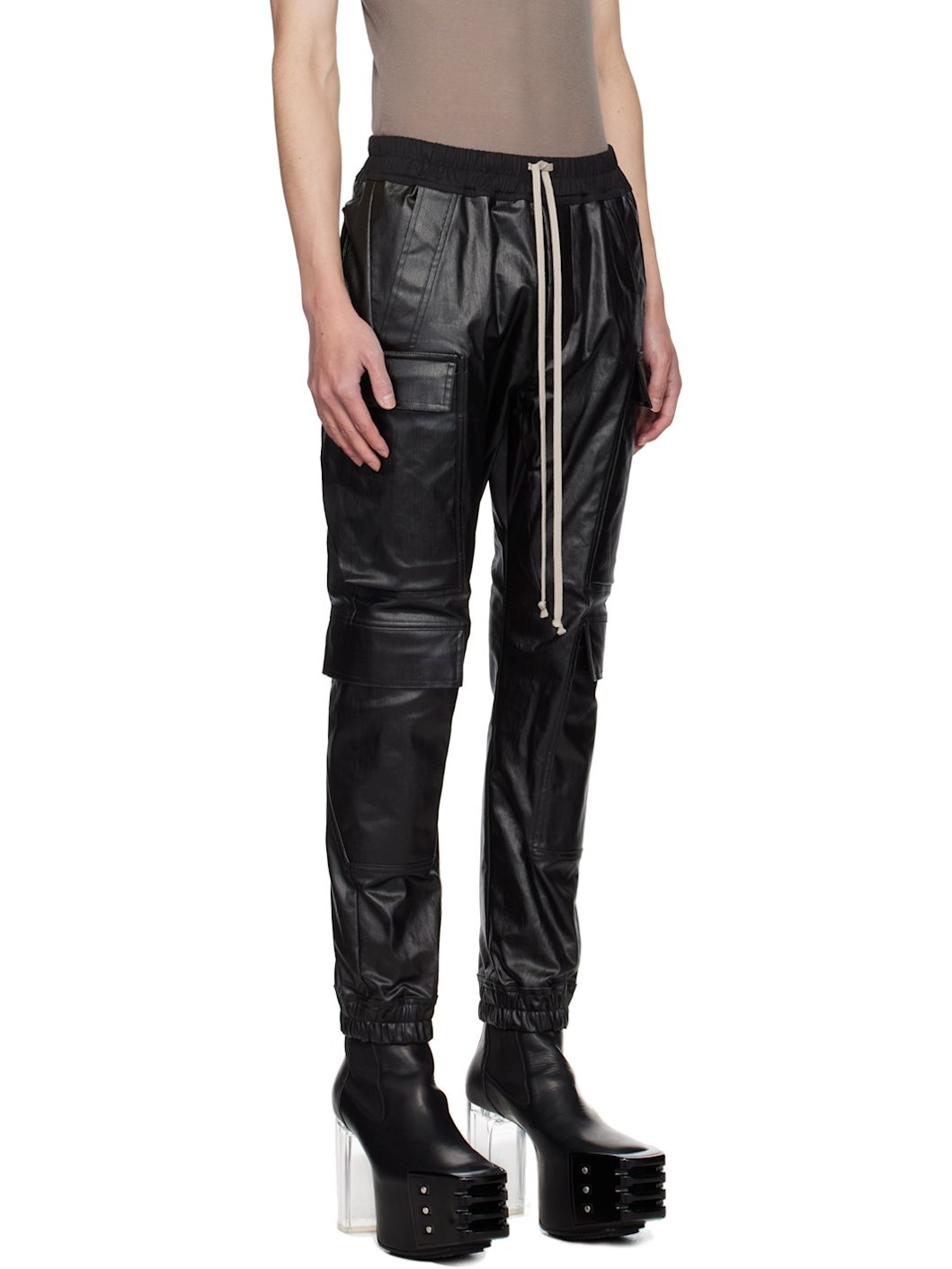 Black Porterville Mastodon Megacargo Cargo Pants - 2