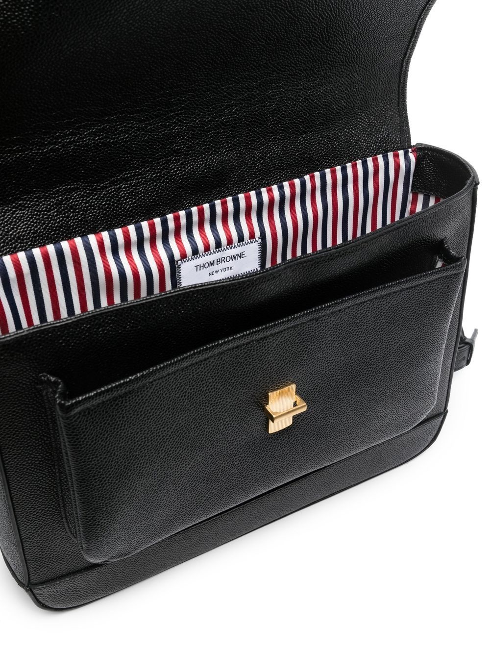pebble grain leather school backpack - 5