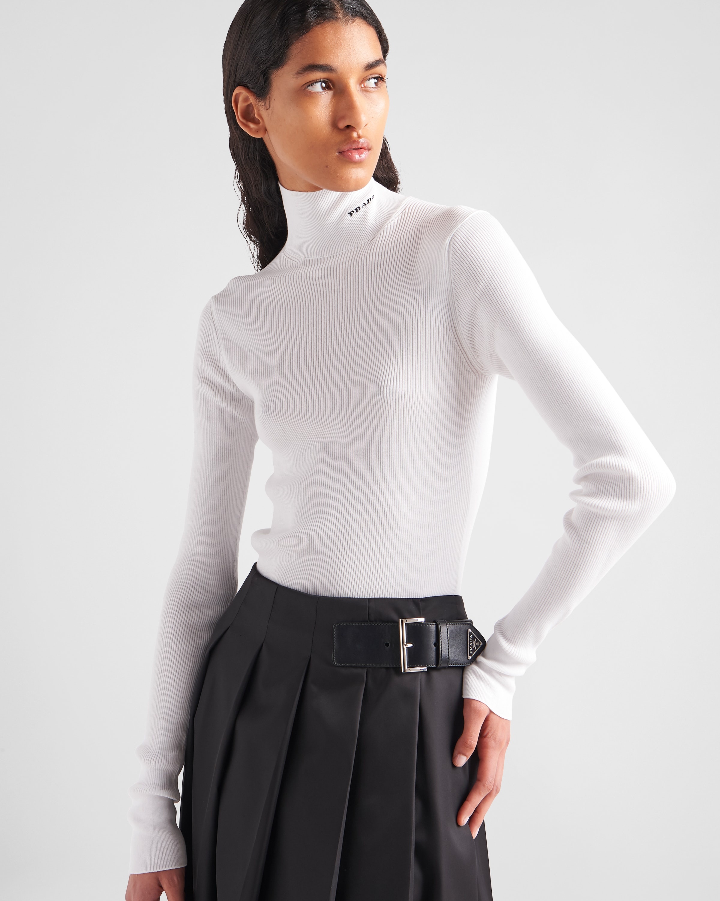 Cotton turtleneck sweater - 3