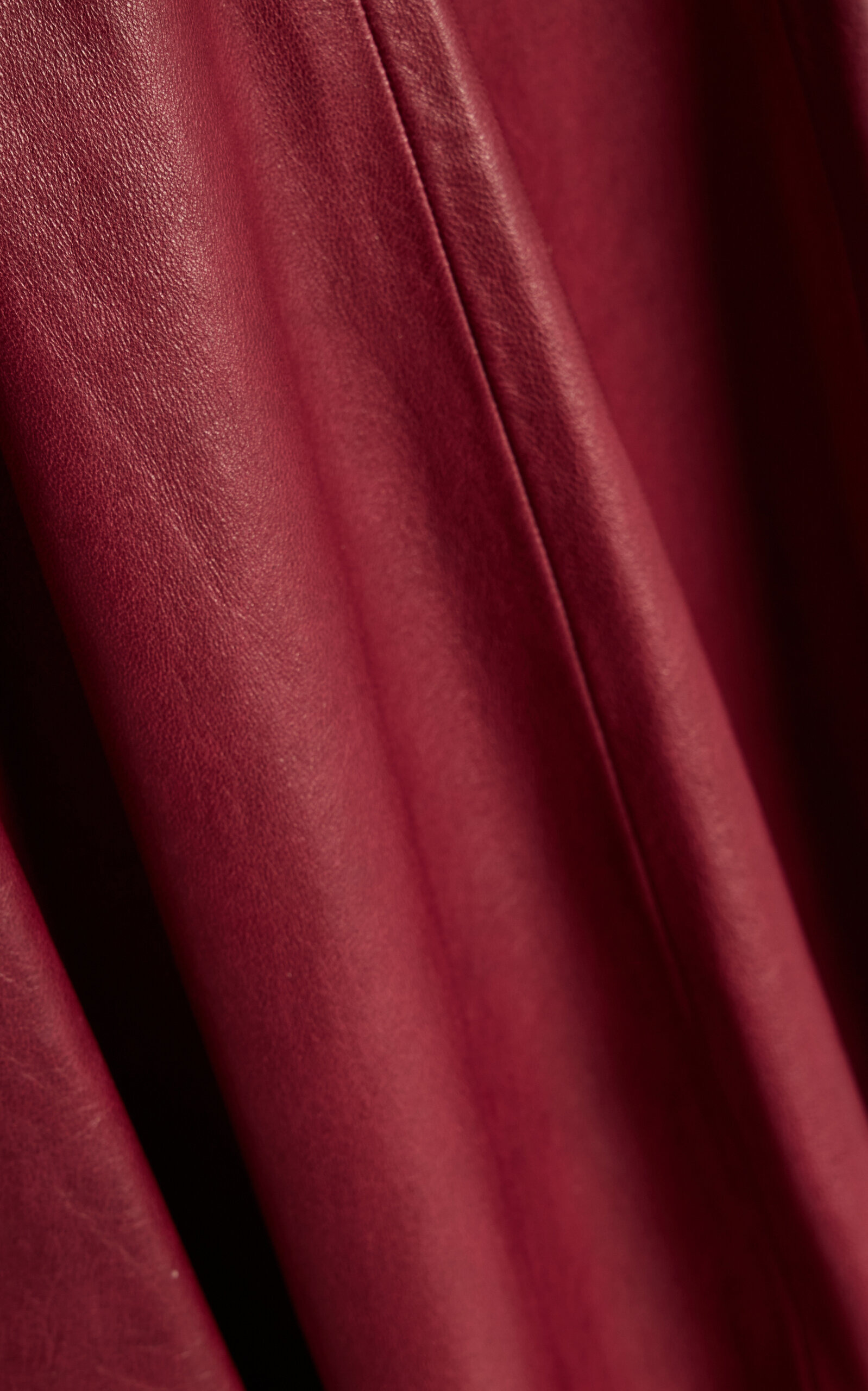 Carrington Bustier Lambskin Gown burgundy - 7