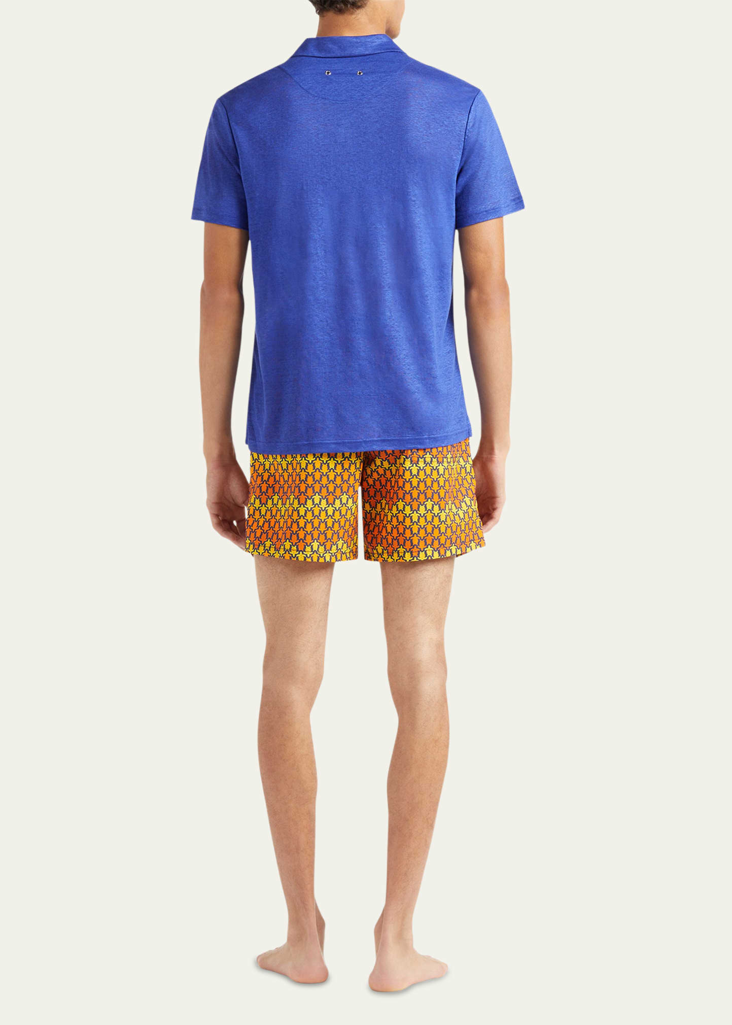 Men's Pyramid Linen Polo Shirt - 3