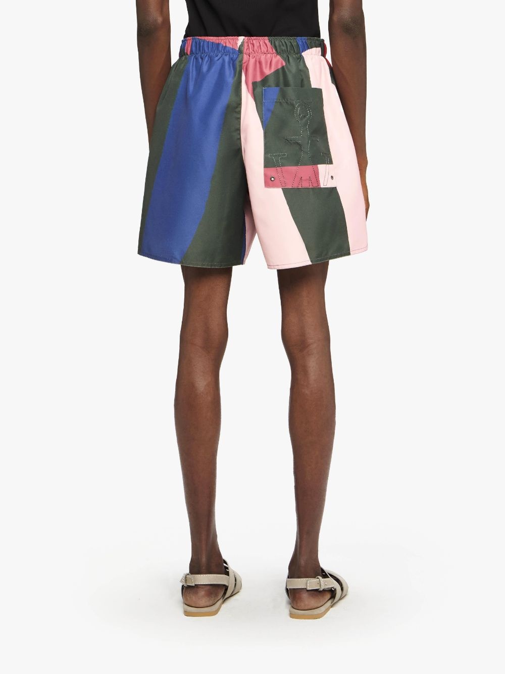 STRIPE' PRINTED SWIM SHORTS - 3