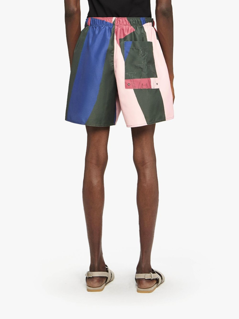 STRIPE' PRINTED SWIM SHORTS 3