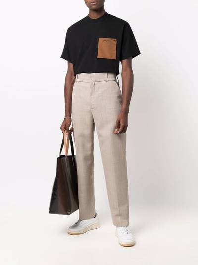 JACQUEMUS wool straight-leg trousers outlook