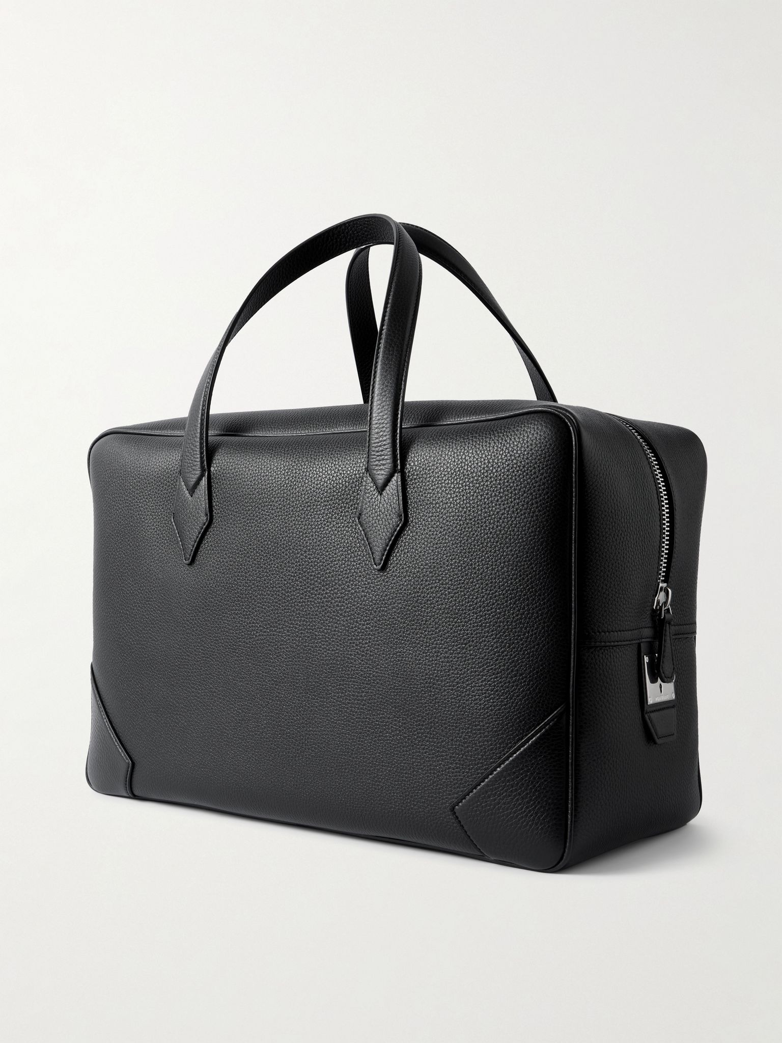 149 Logo-Appliquéd Full-Grain Leather Briefcase Black - 3