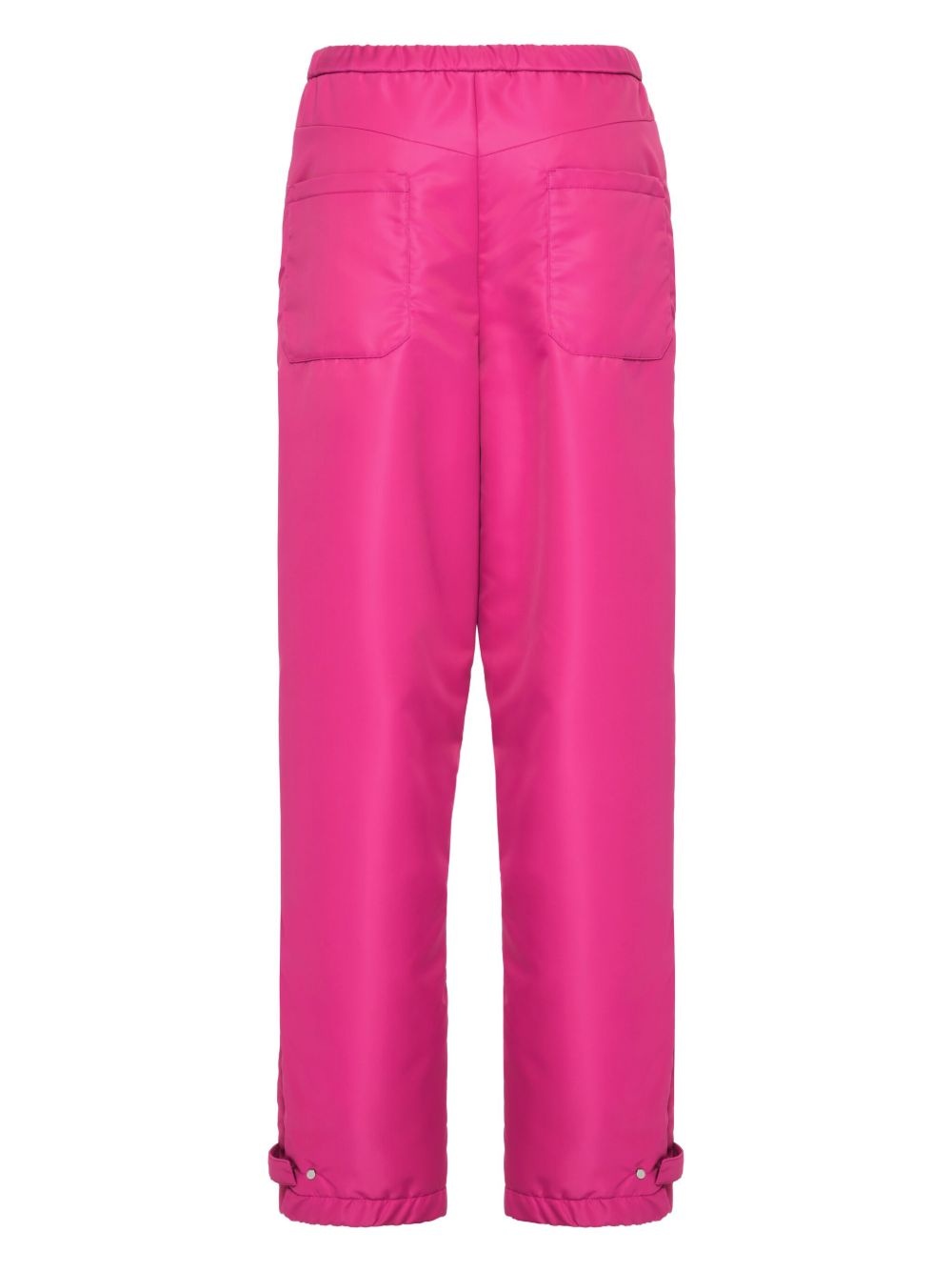 technical fabric straight-leg trousers - 2