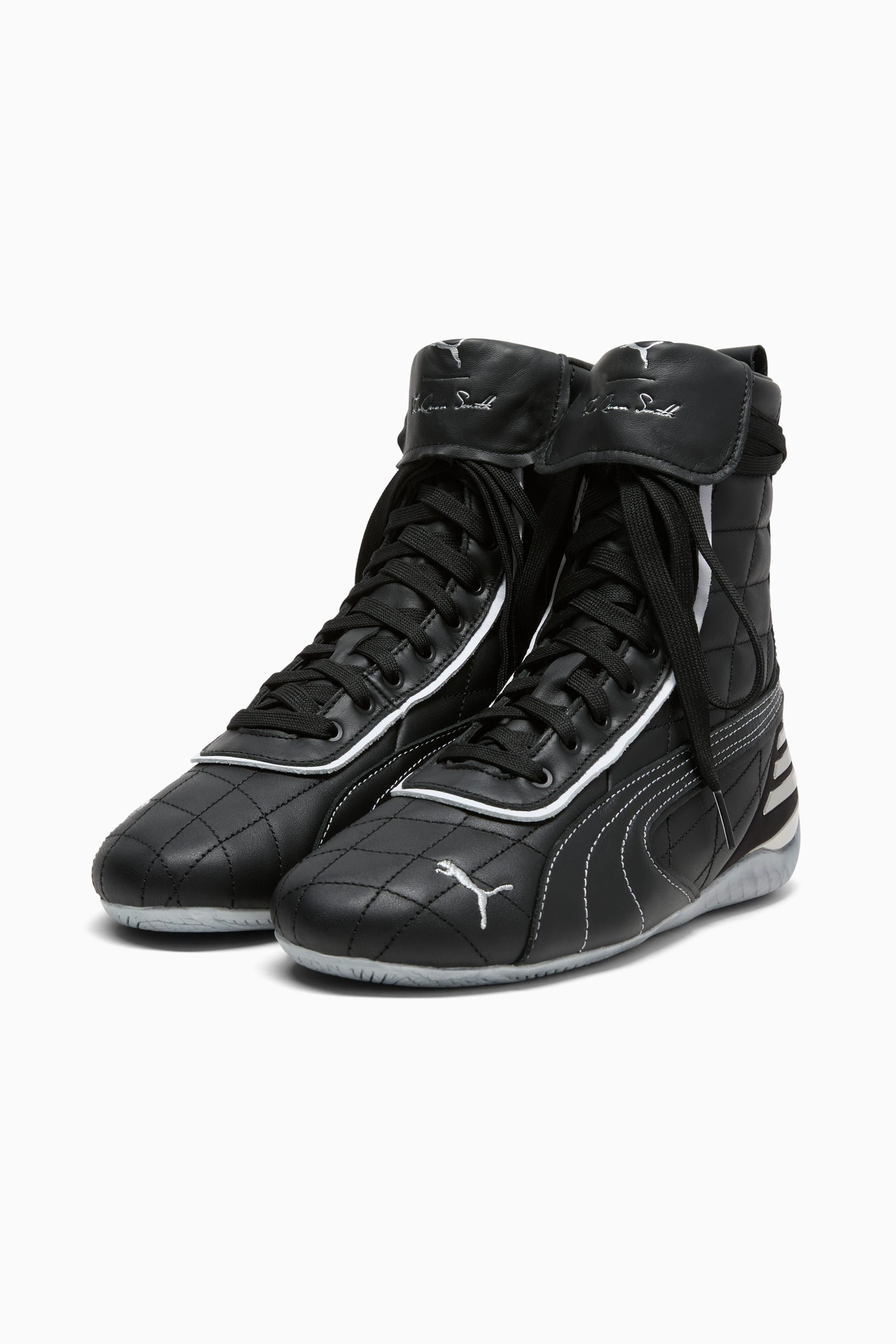 PUMA x LAQUAN SMITH Speedcat Mid Leather Women's Sneakers - 4