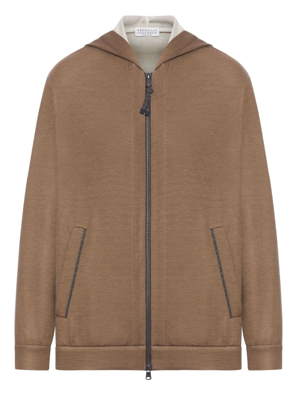 Brunello Cucinelli Women Cotton And Silk Blend Hoodie - 1